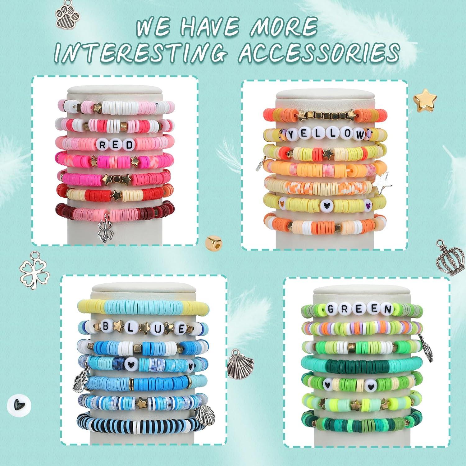 Kit de Fabricación de Pulseras QUEFE - 9000 Cuentas de Arcilla