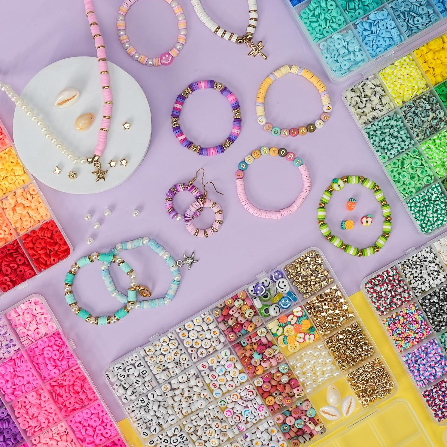 Kit de Pulseras de Arcilla Sunlode 25000 Piezas 120 Colores