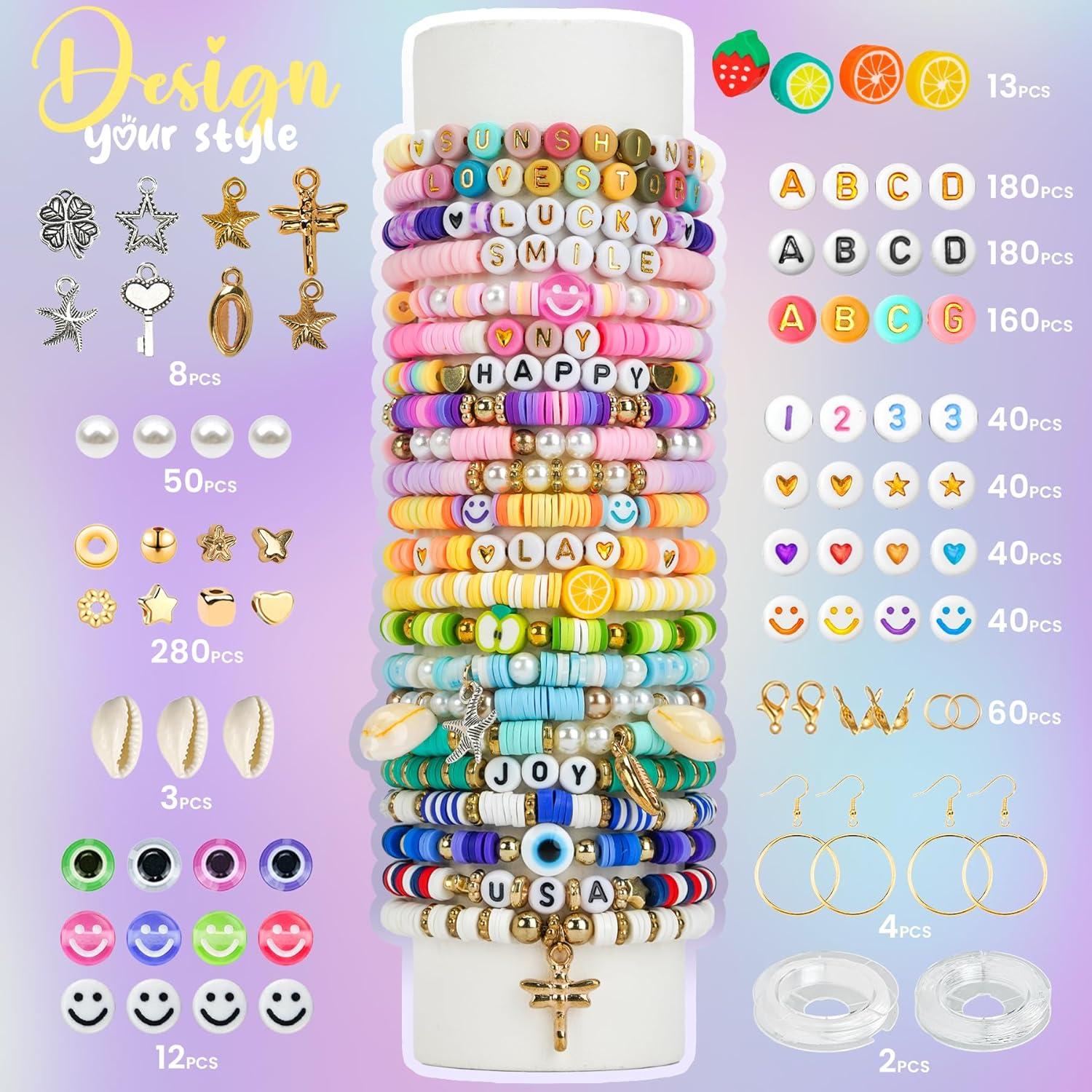 Kit de Pulseras de Arcilla Sunlode 25000 Piezas 120 Colores