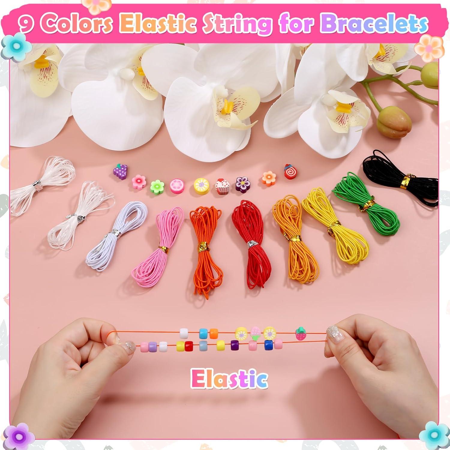 Kit de Fabricación de Pulseras Cridoz con Beads de Colores