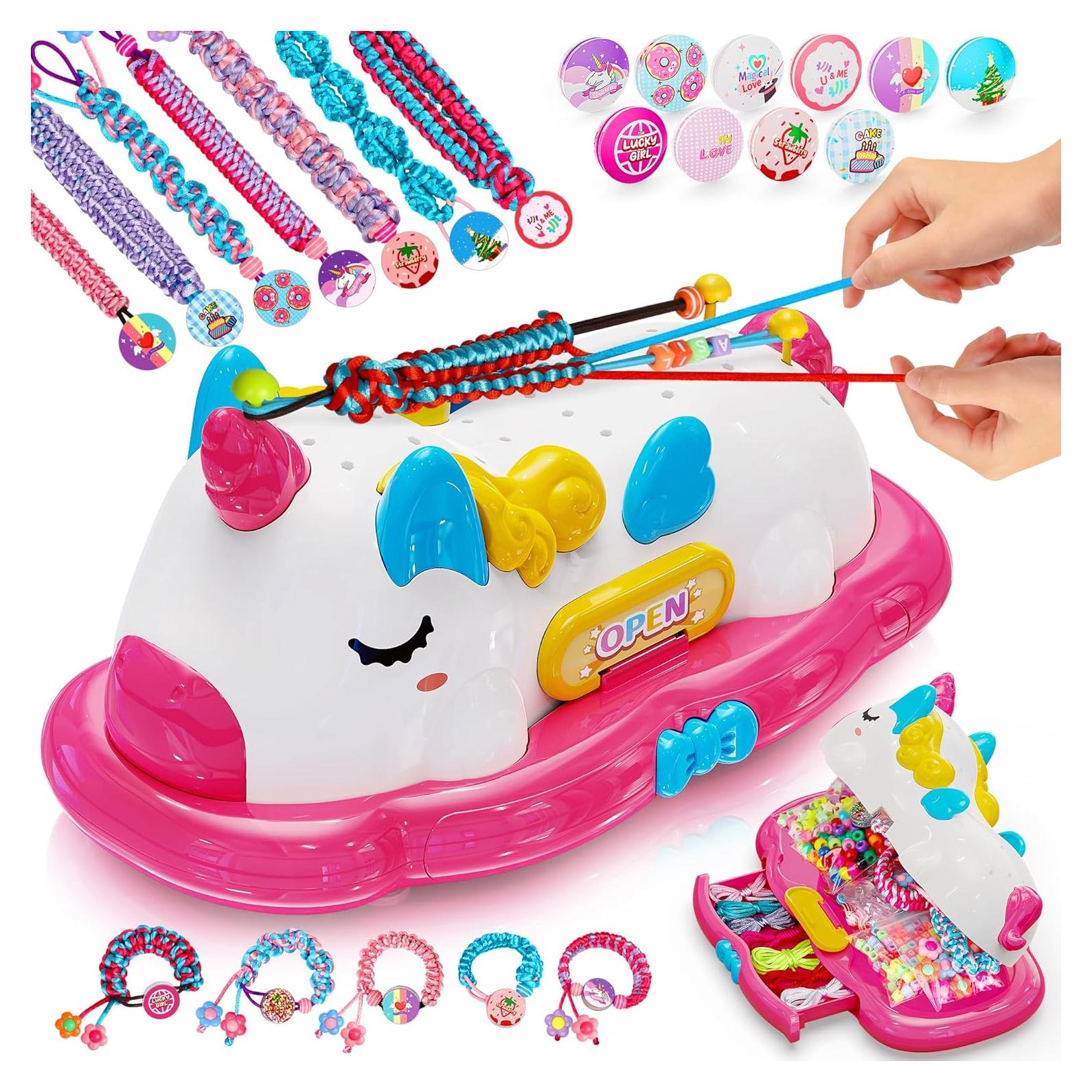 Kit de Pulseras de Amistad Unicornio Flooyes - Manualidades Niñas 4-10 Años