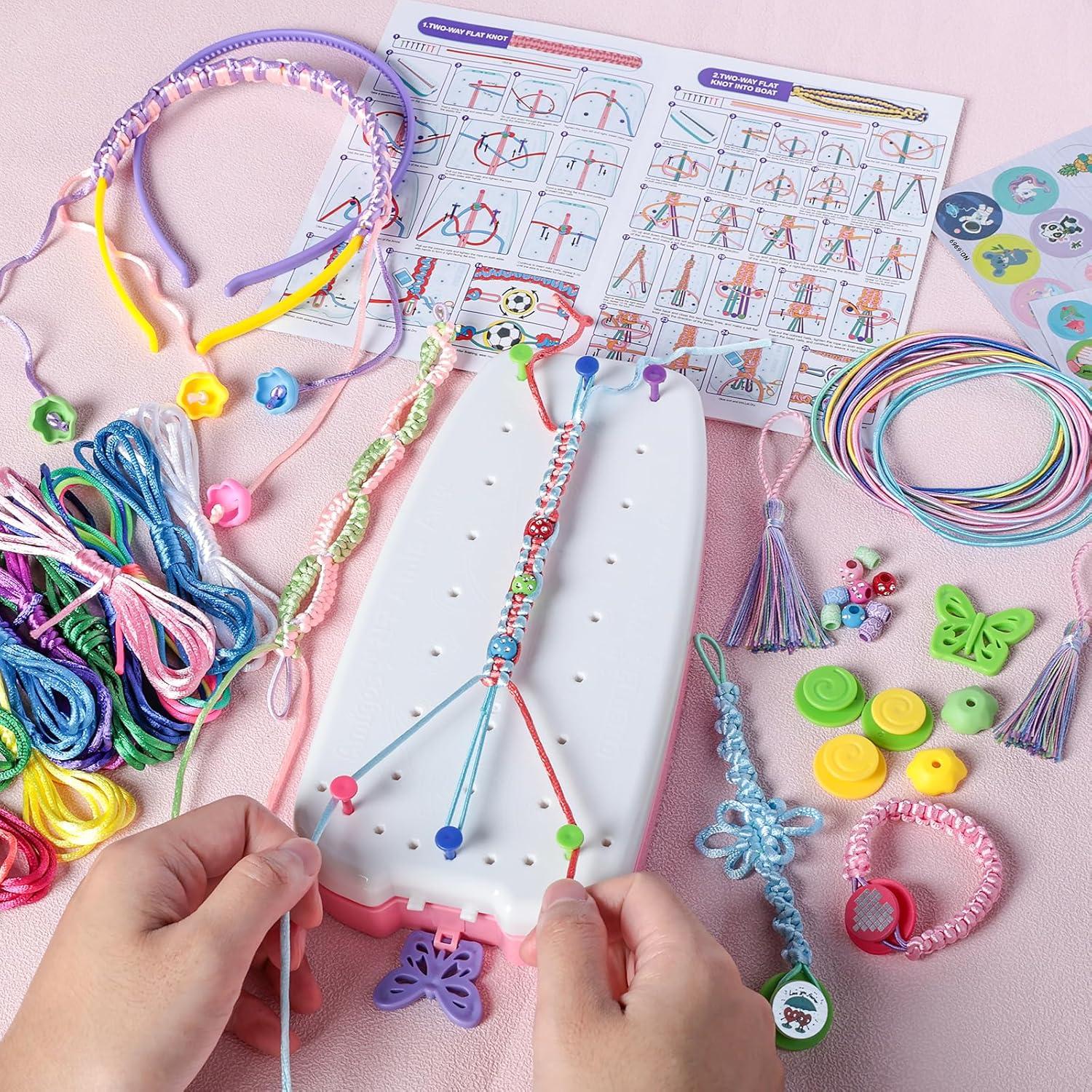 Kit de Pulseras de Amistad Reaeon - Manualidades para Niñas