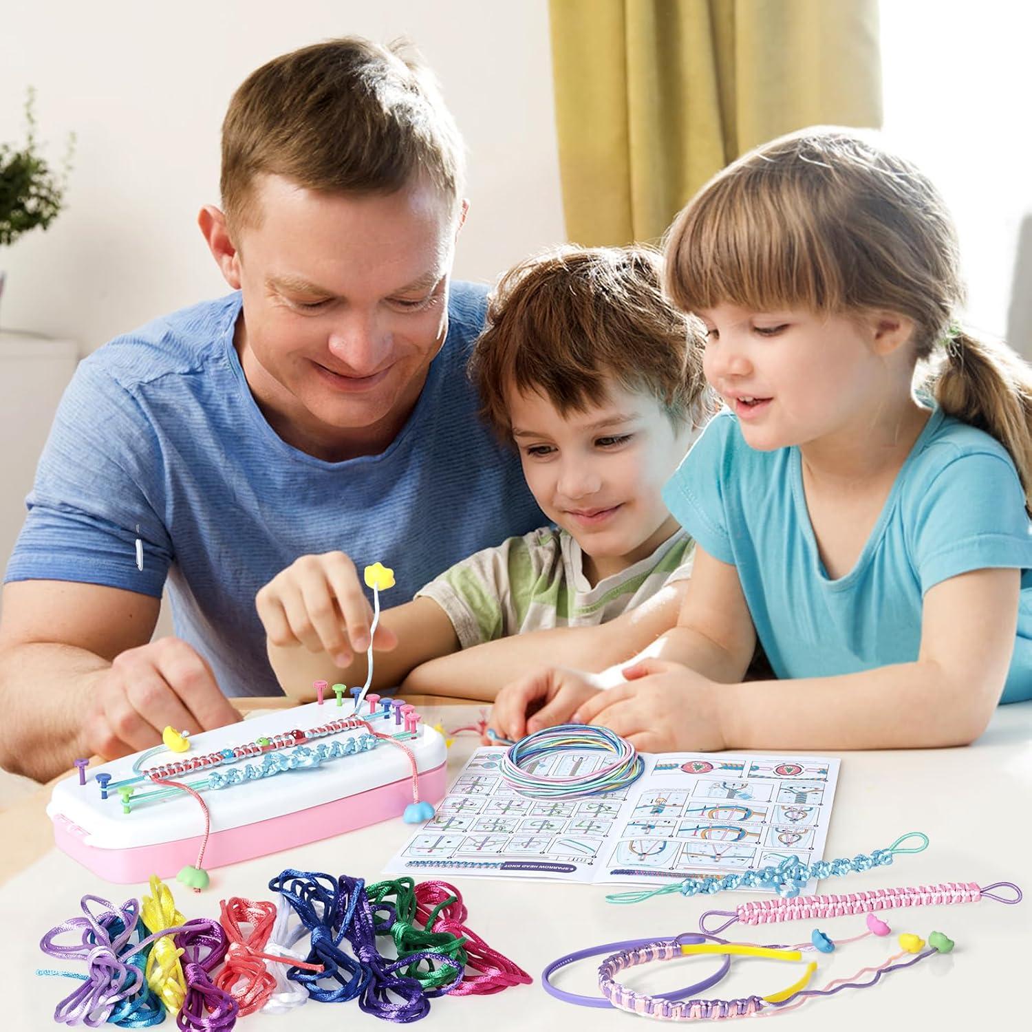 Kit de Pulseras de Amistad Reaeon - Manualidades para Niñas