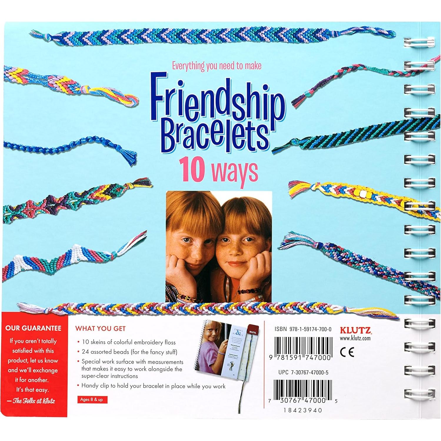 Kit de Manualidades Klutz Pulseras de Amistad Multicolor 10 Piezas