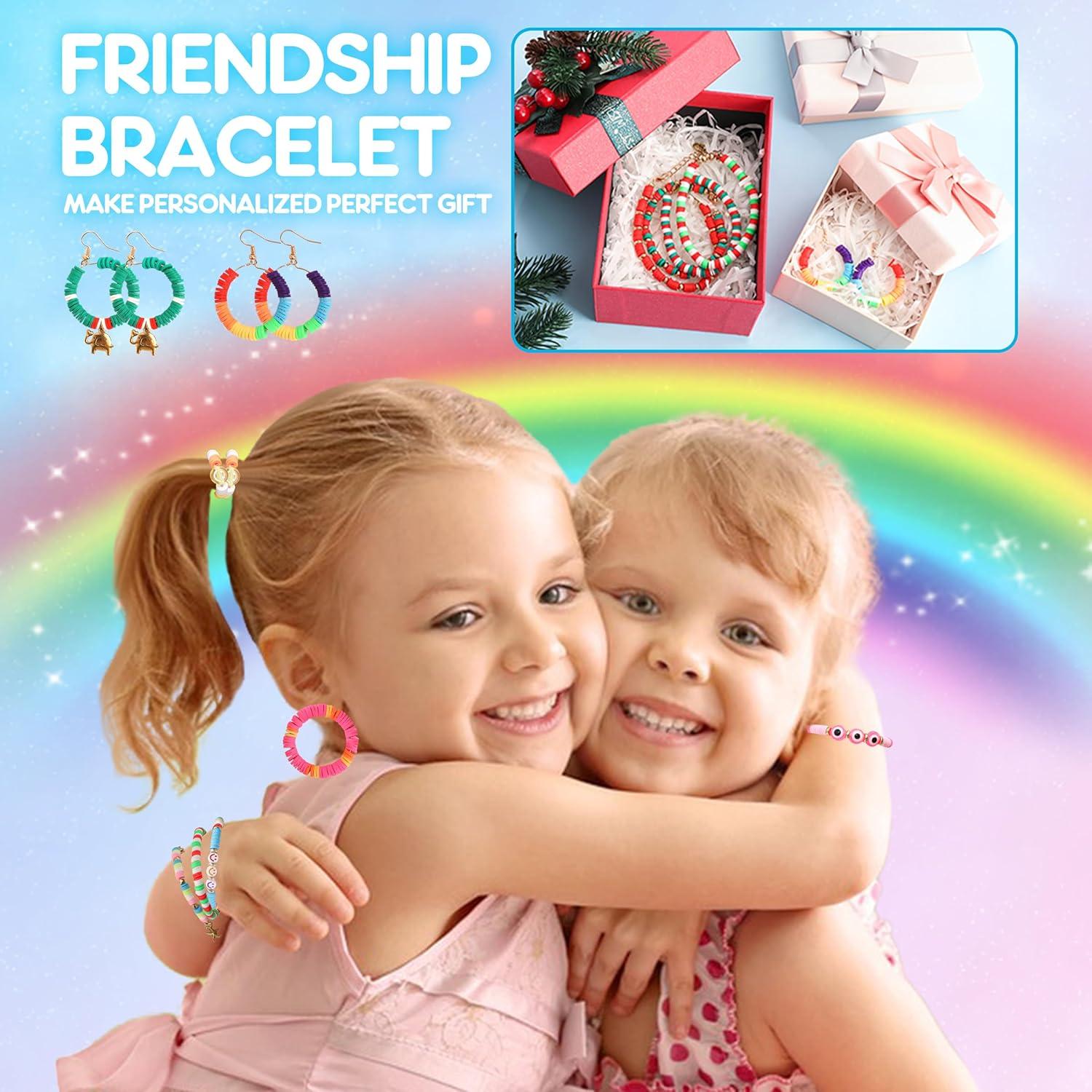 Kit de Fabricación de Pulseras BHYTAKI 5800 Piezas Multicolor