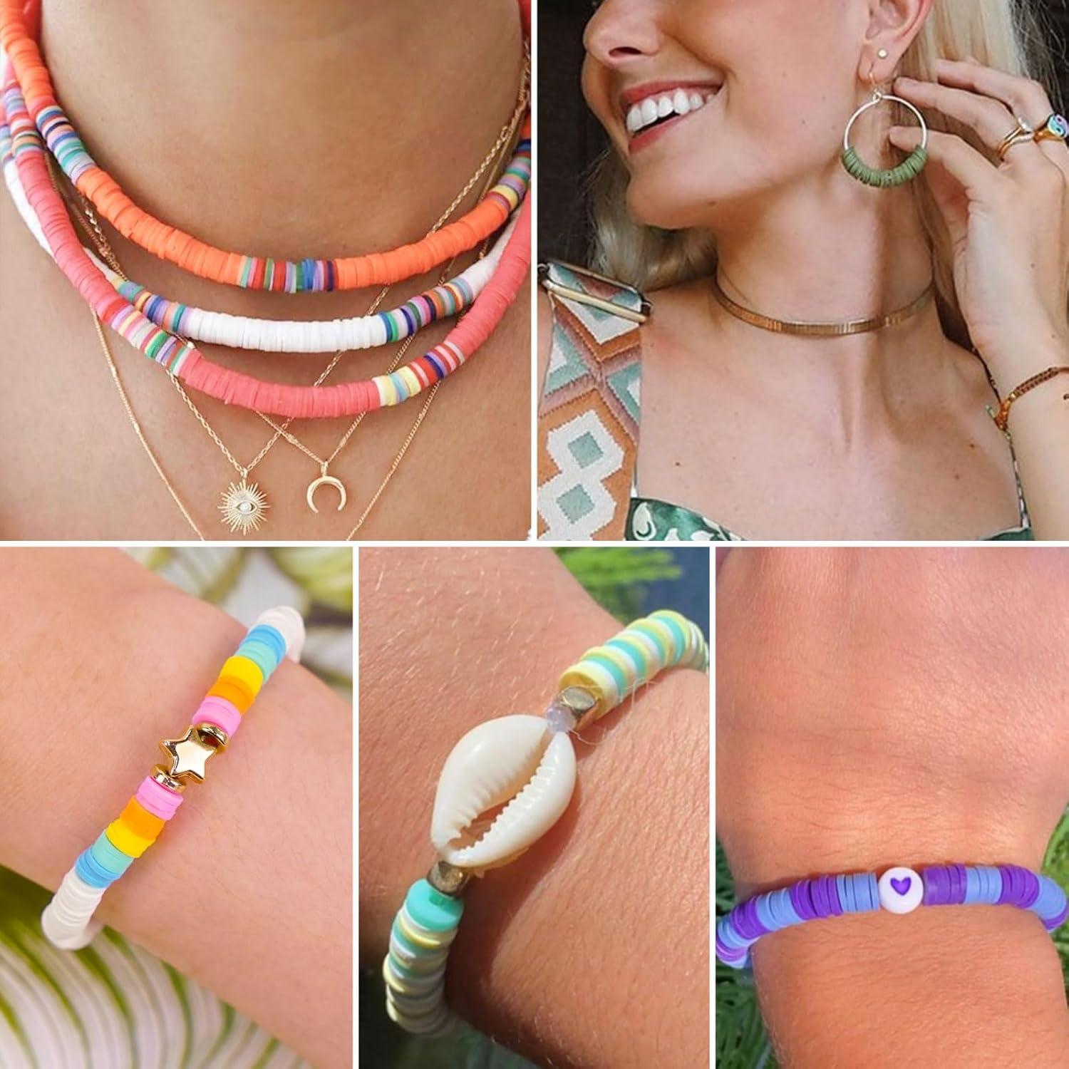 Gionlion Friendship Bracelet Kit Concert Bracelets Merch, 5200 Pcs Clay Beads Bracelet Making Kit for Beginner, DIY Arts and Crafts Teen Girl Gifts Toys for Ages 6-13