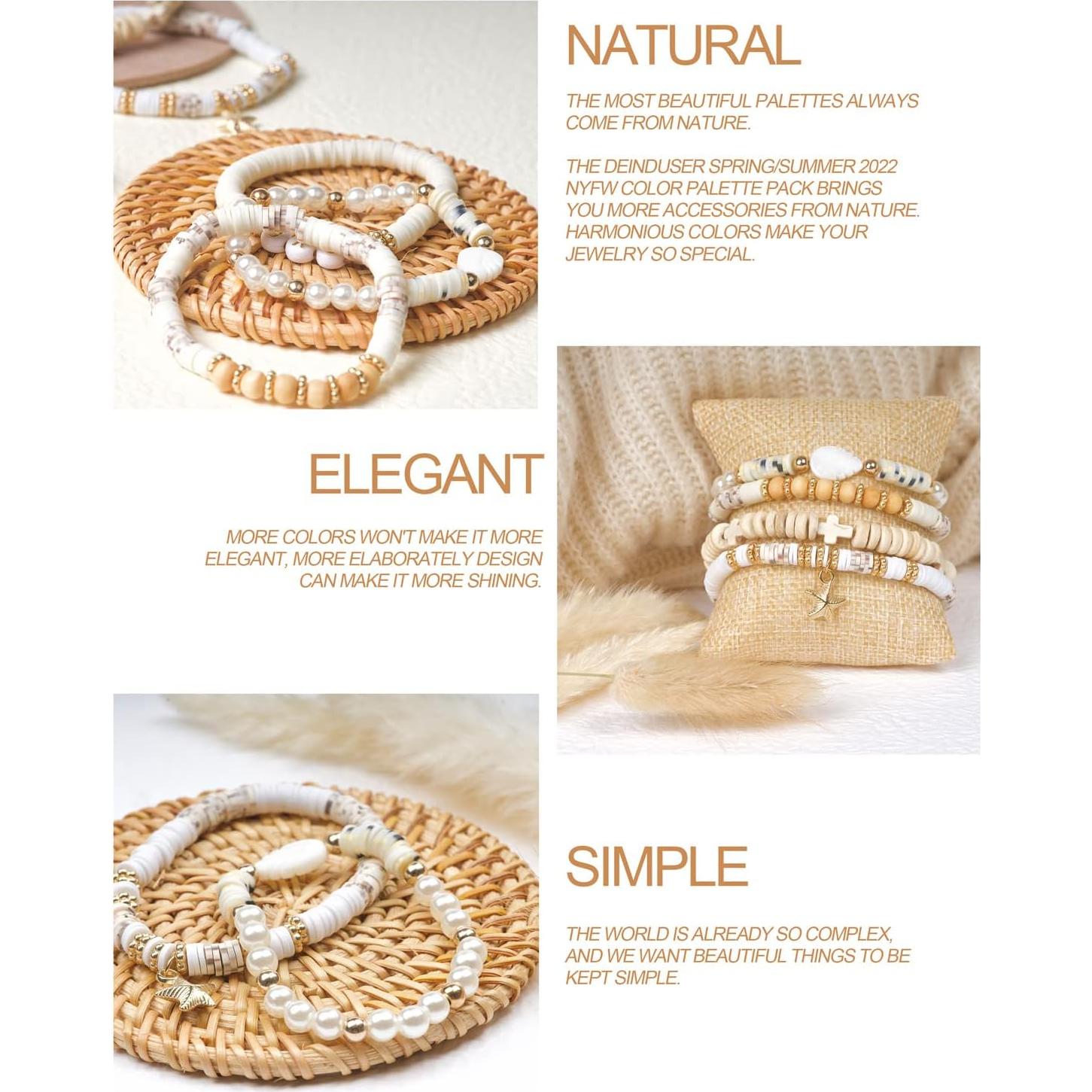 Kit de Fabricación de Pulseras Deinduser, 7200 Piezas de Perlas