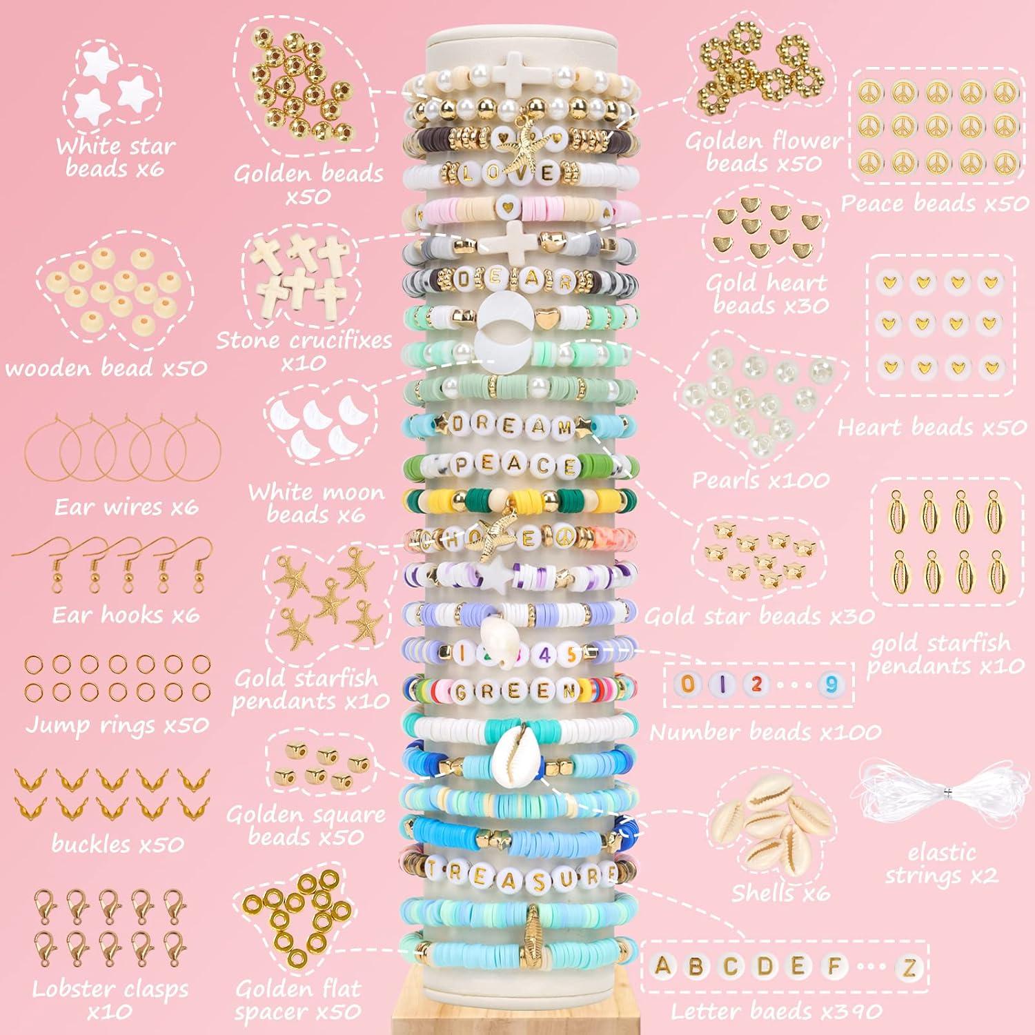 Kit de Cuentas de Arcilla QUEFE 5600pcs para Joyería