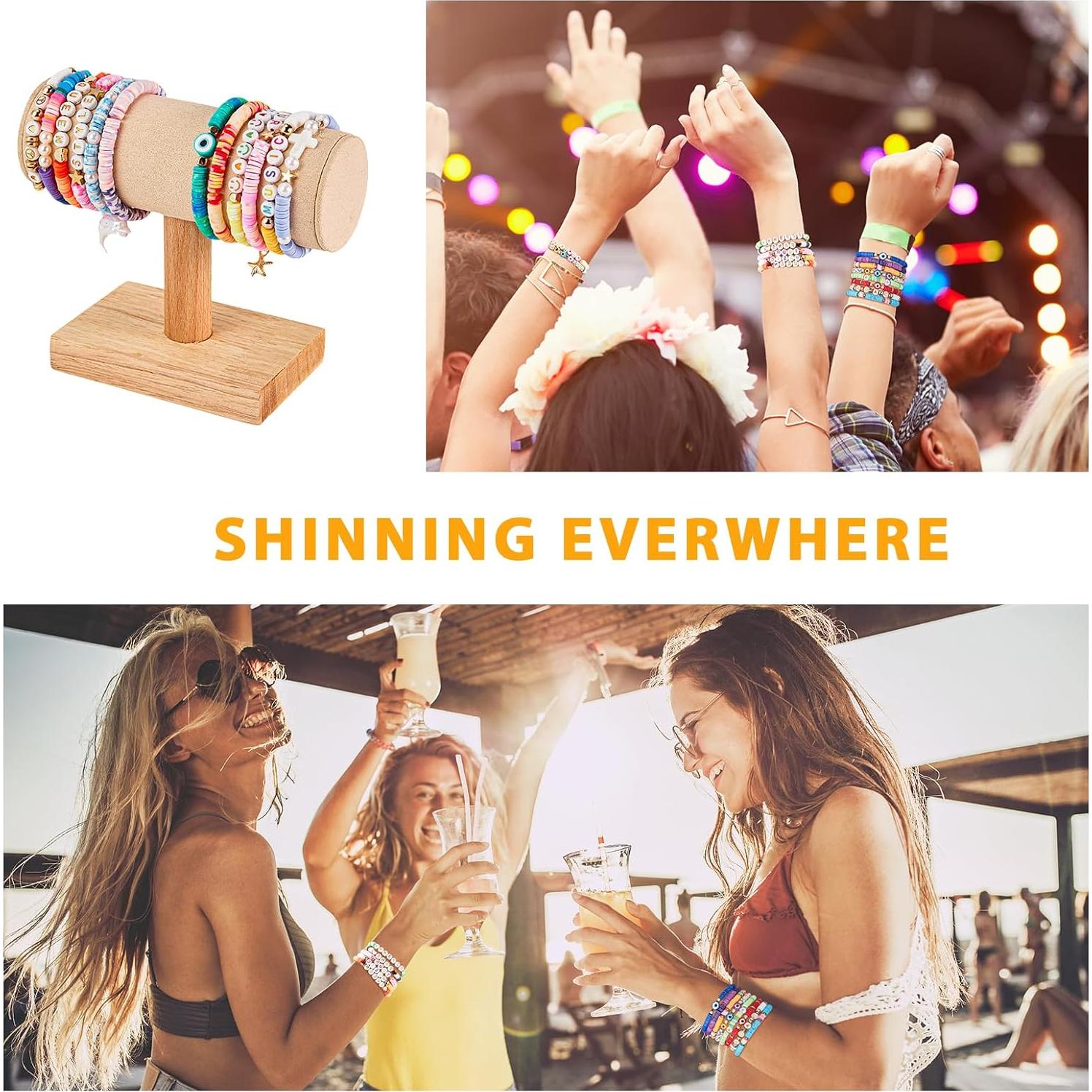 Kit de Pulseras de Arcilla LEUCHTAMOR 20000 Cuentas DIY 120 Colores