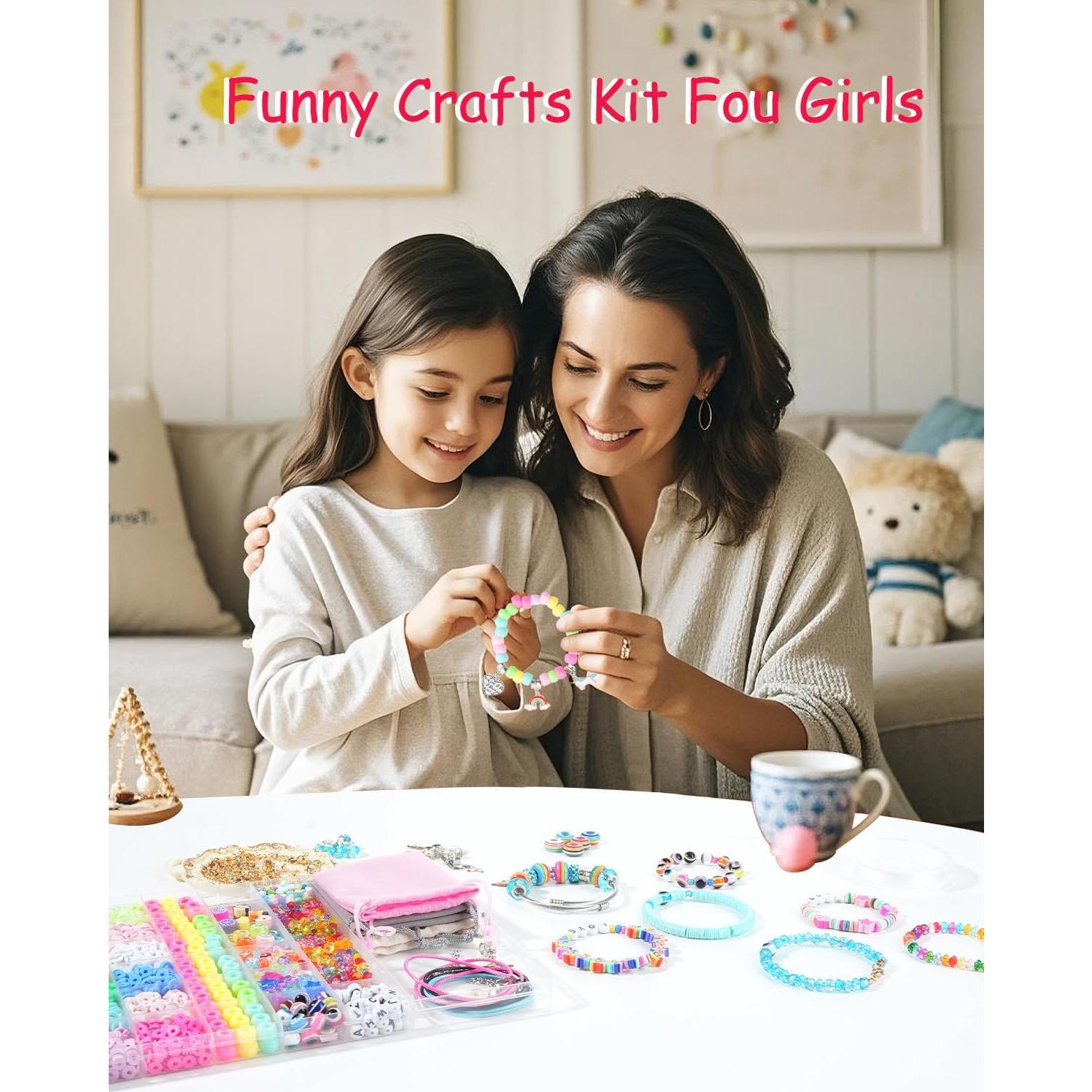 Kit de Fabricación de Pulseras LovelyMoon 3400 Piezas DIY