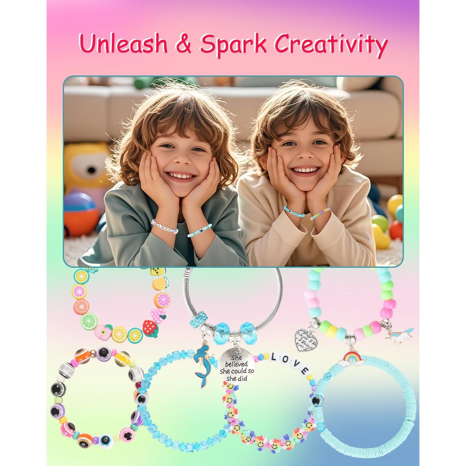 Kit de Fabricación de Pulseras LovelyMoon 3400 Piezas DIY