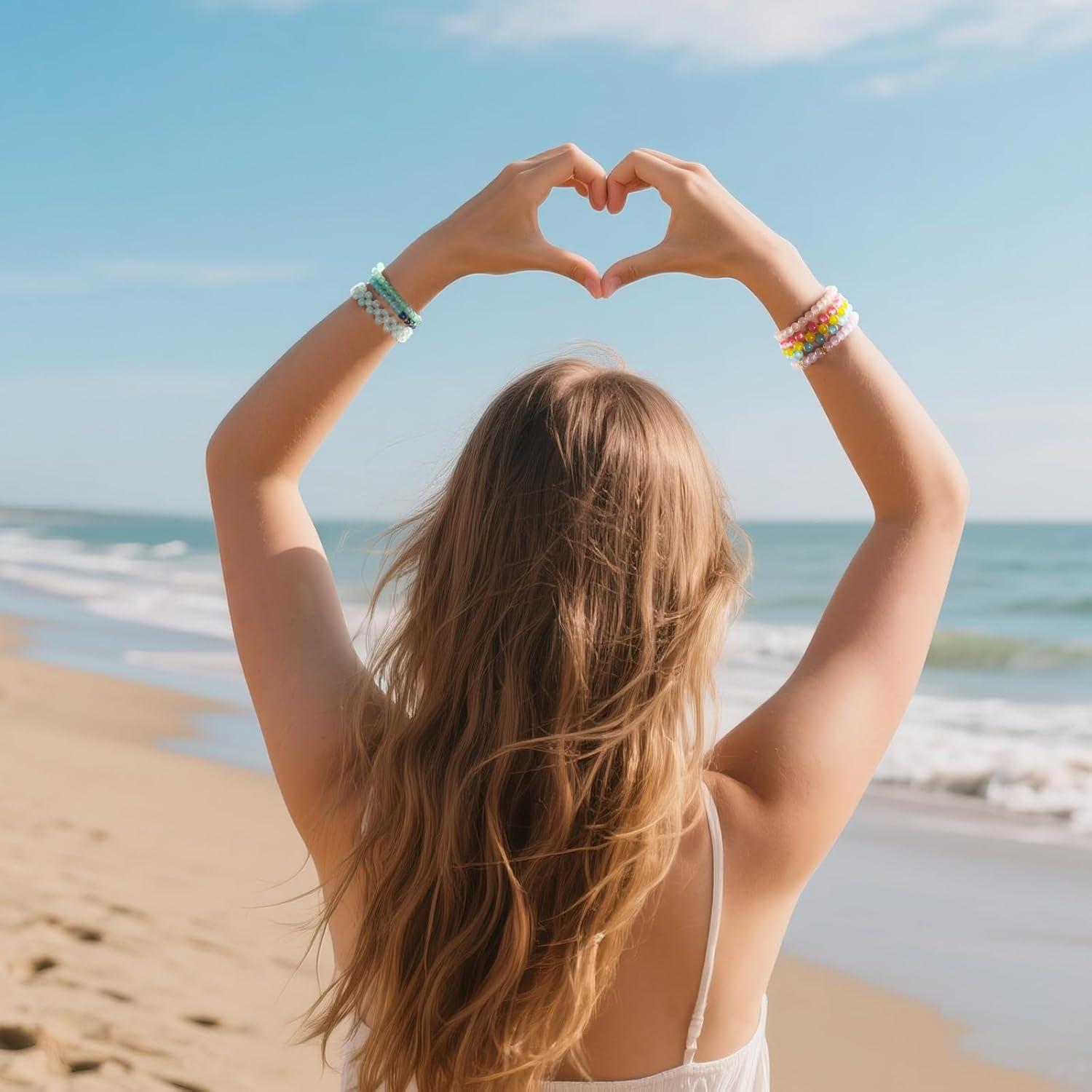 Kit de Cuentas de Vidrio Sunlode 1400pcs 6mm para Pulseras