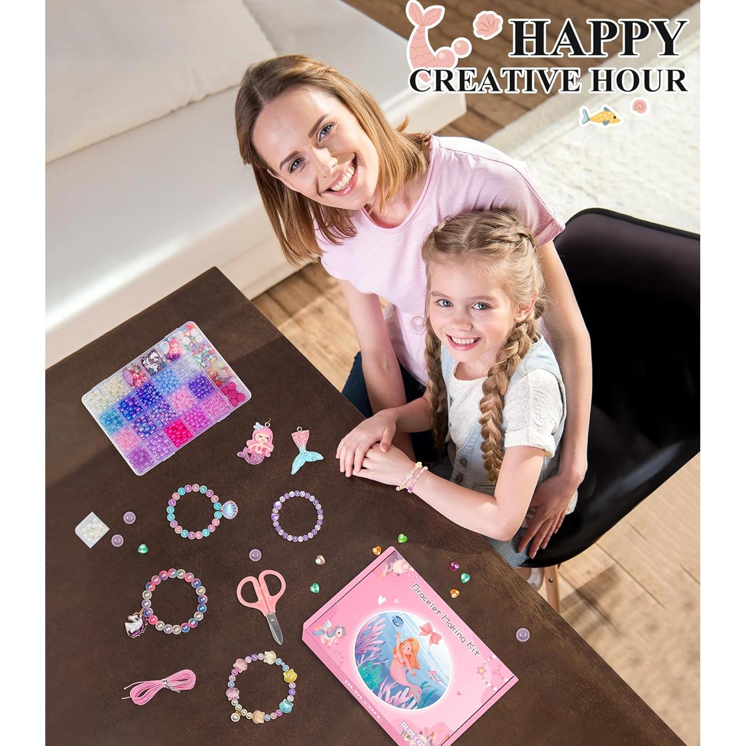 Kit de Fabricación de Pulseras de Sirena DUDUCOFU 900 Piezas