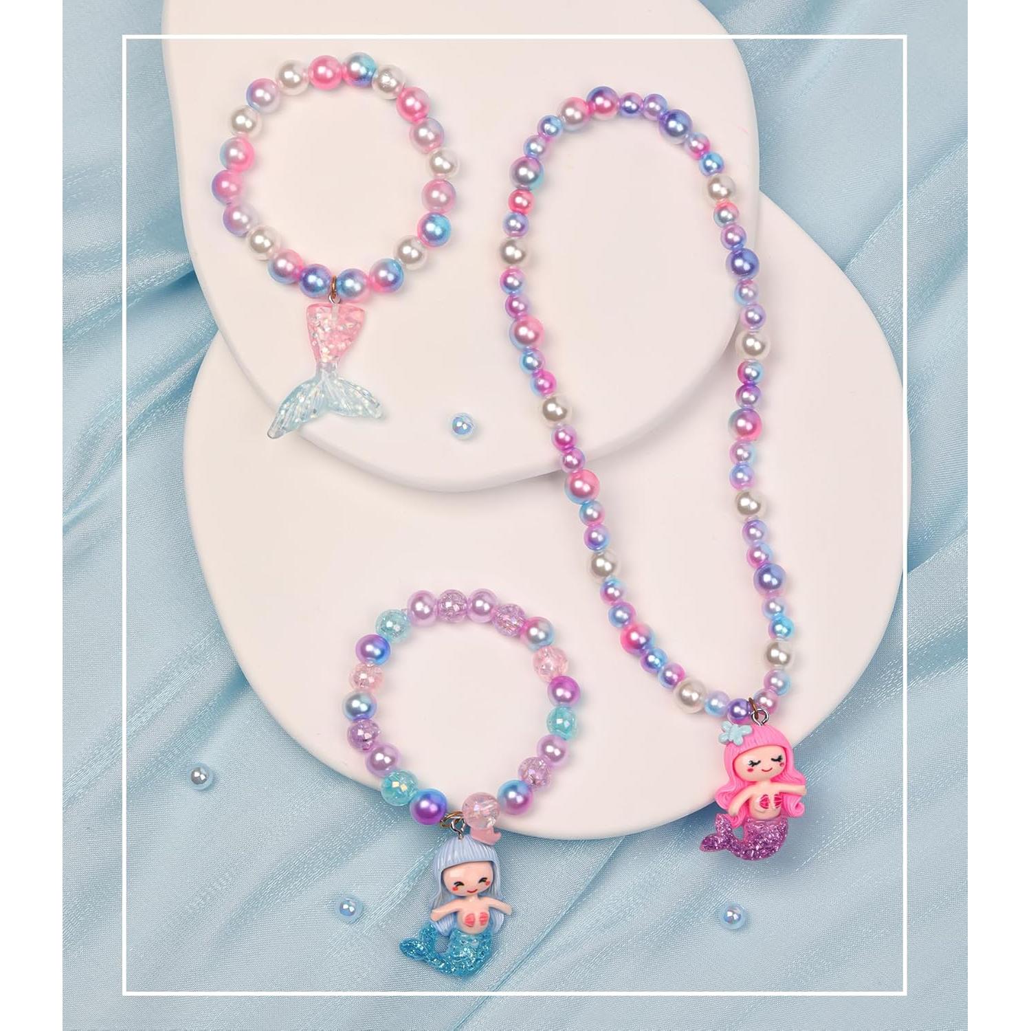 Kit de Fabricación de Pulseras de Sirena DUDUCOFU 900 Piezas