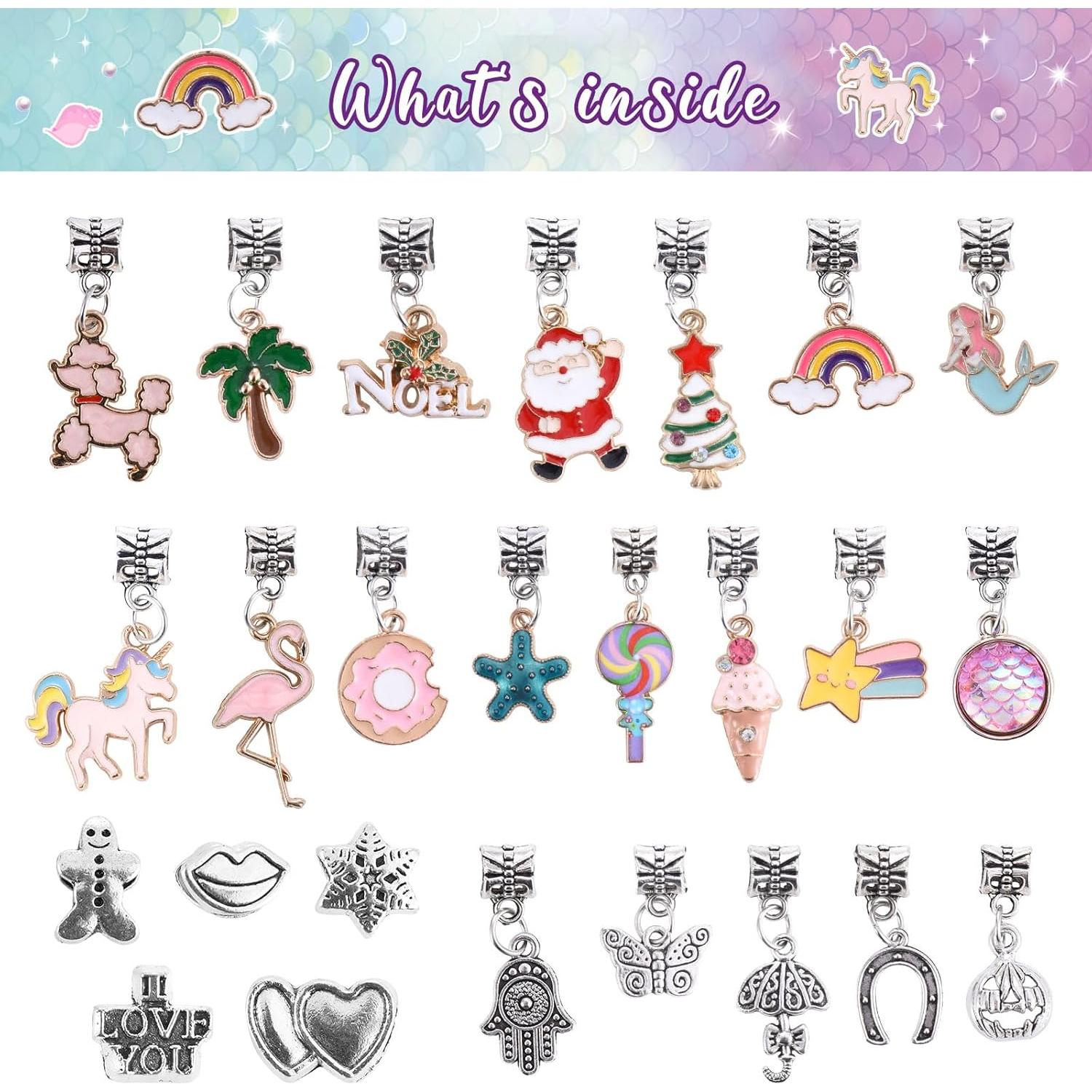 Kit de Fabricación de Pulseras BDBKYWY - Unicornio y Sirena