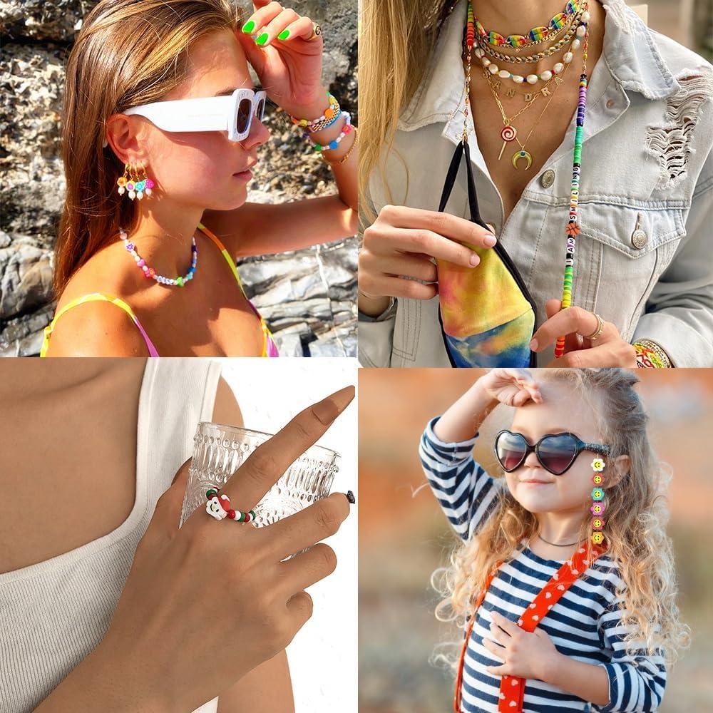 Kit de Perlas de Arcilla Polimérica JOICEE 480 Piezas DIY