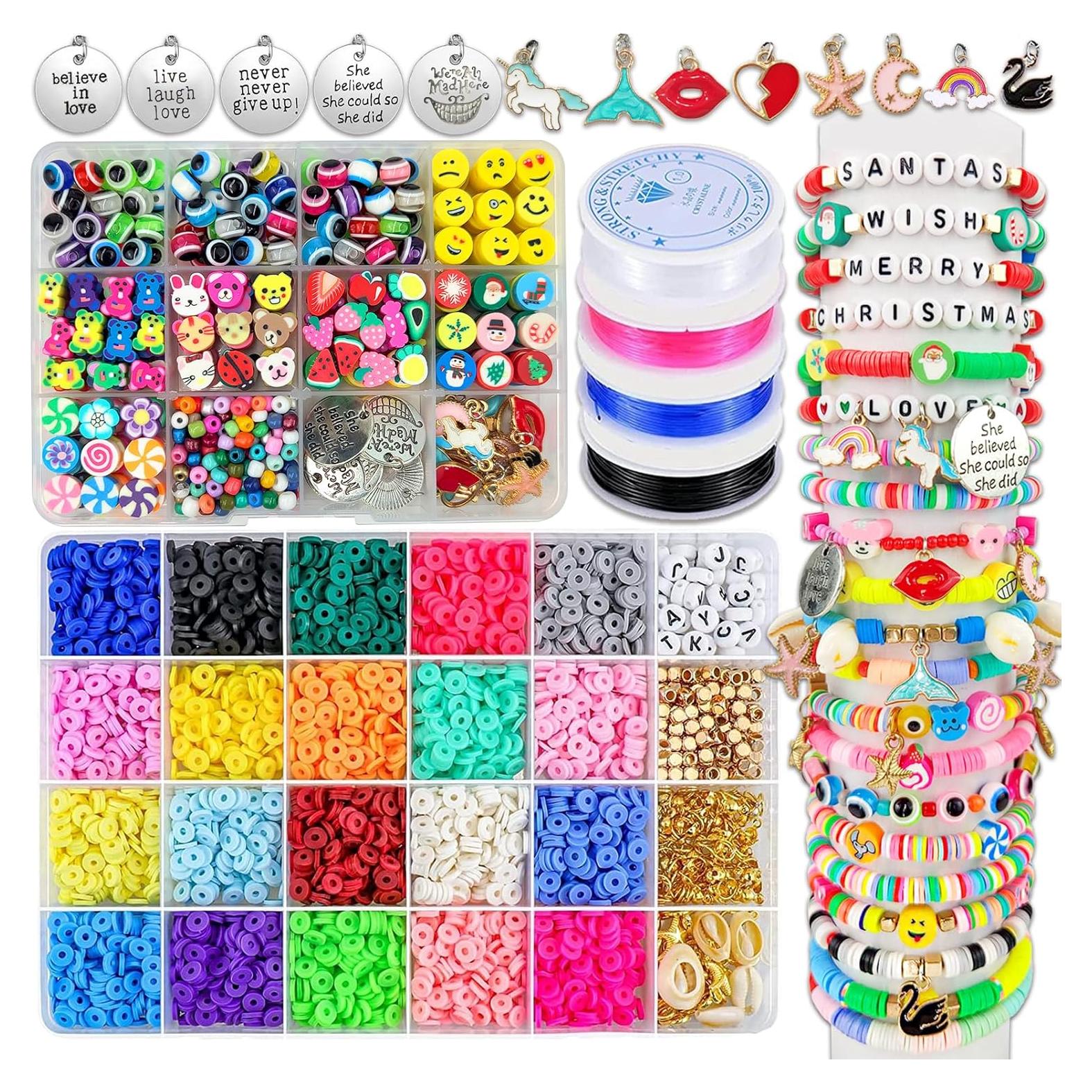 Kit de Fabricación de Pulseras Wakestar para Niñas 5-12 Años