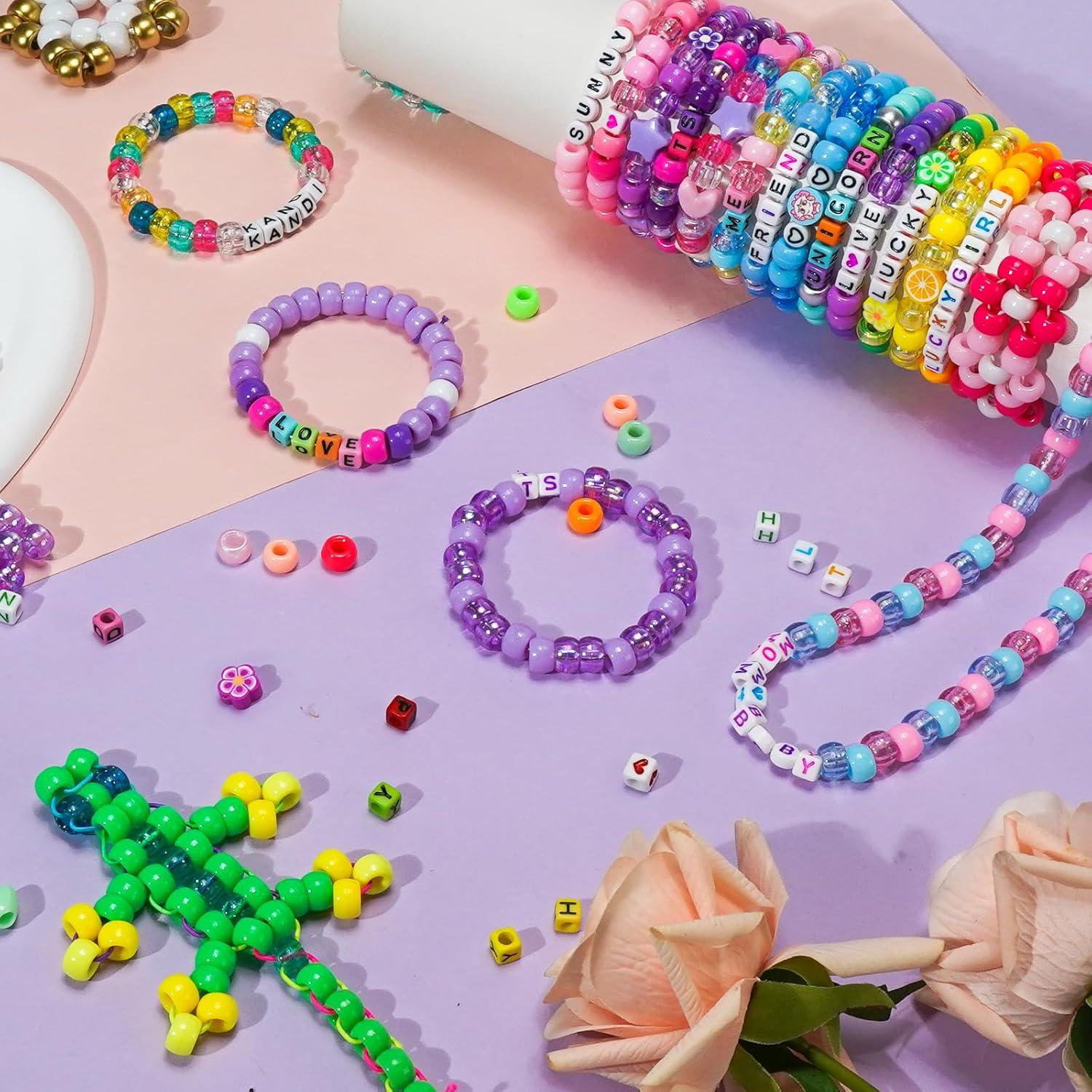 Kit de Fabricación de Pulseras Gionlion 3550 Piezas 96 Colores