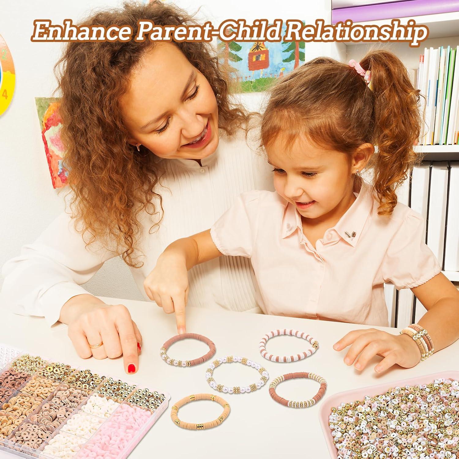 Kit de Pulsera de Arcilla LUDUKOO 2370 Piezas DIY Multicolor