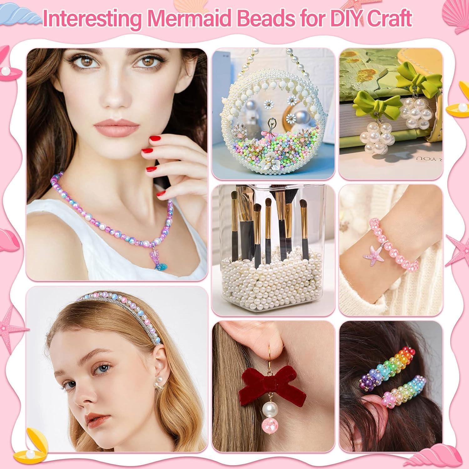 Kit de Fabricación de Pulseras Qinzave 802 Piezas DIY Sirena