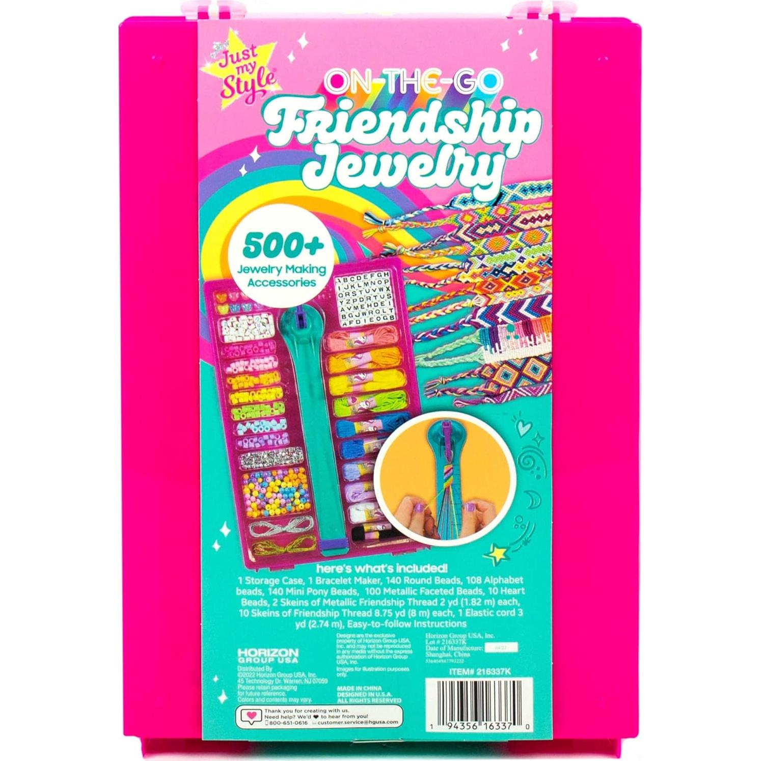 Kit de Fabricación de Pulseras Just My Style - Joyería Portátil