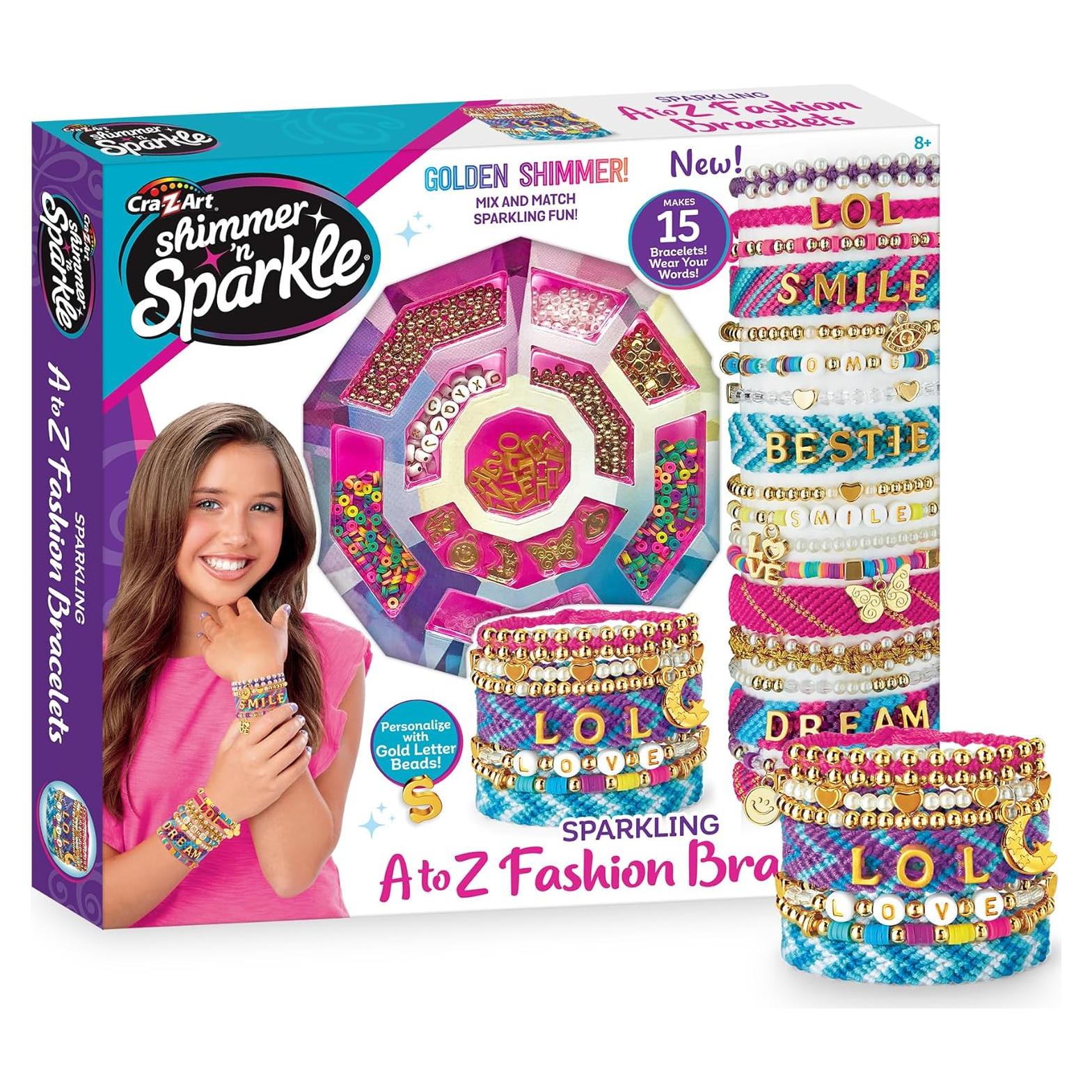 Kit de Pulseras de Moda A-Z Brillante Cra-Z-Art - 15 Piezas
