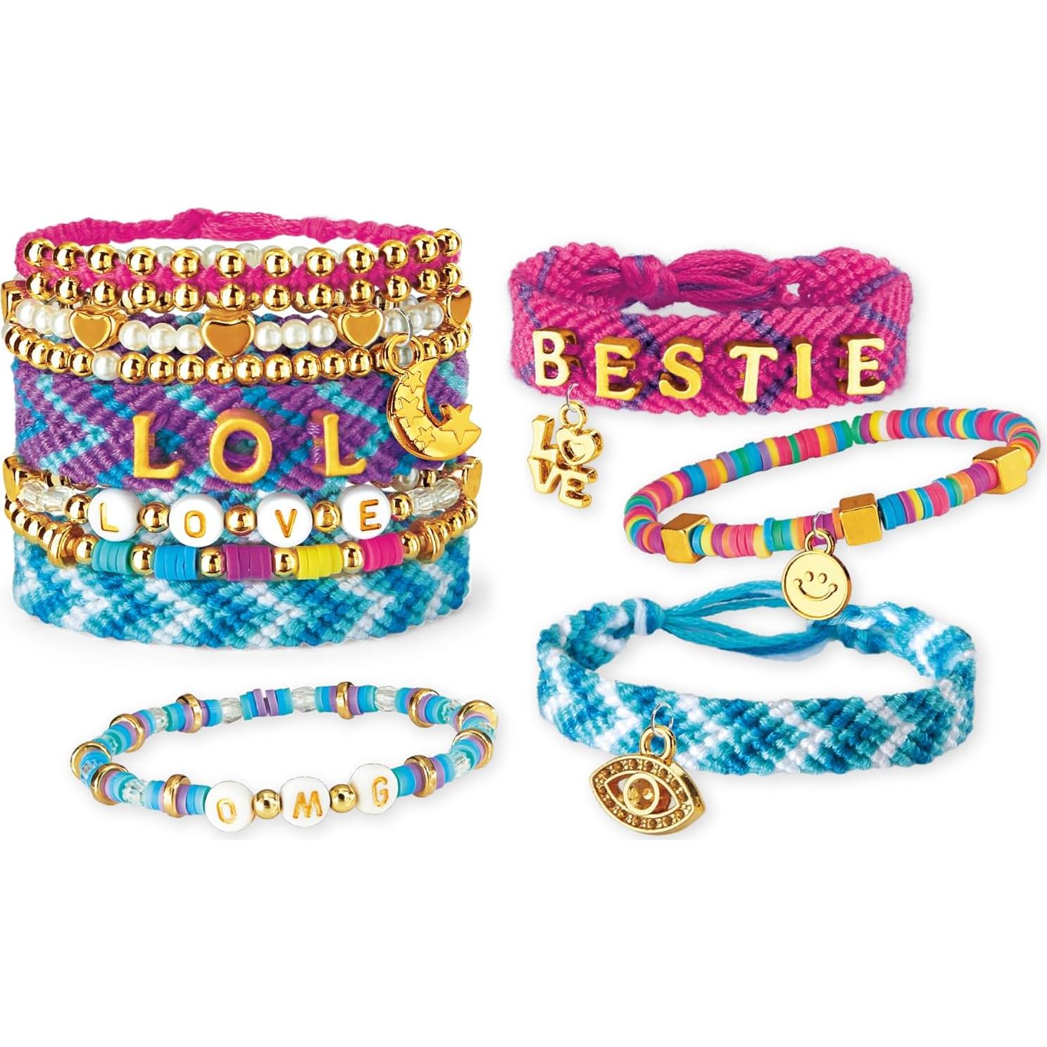 Kit de Pulseras de Moda A-Z Brillante Cra-Z-Art - 15 Piezas