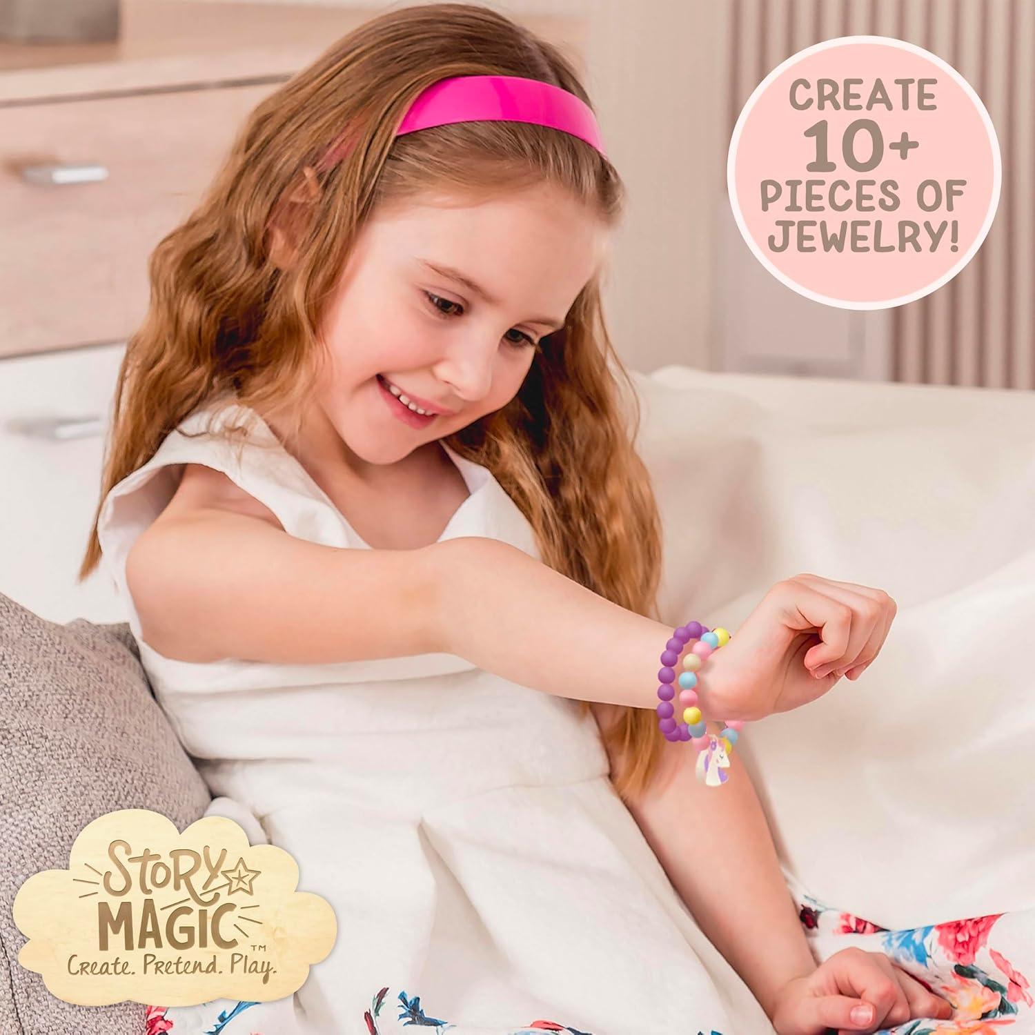 Juego de Cuentas de Flores de Madera Story Magic - 339 Piezas