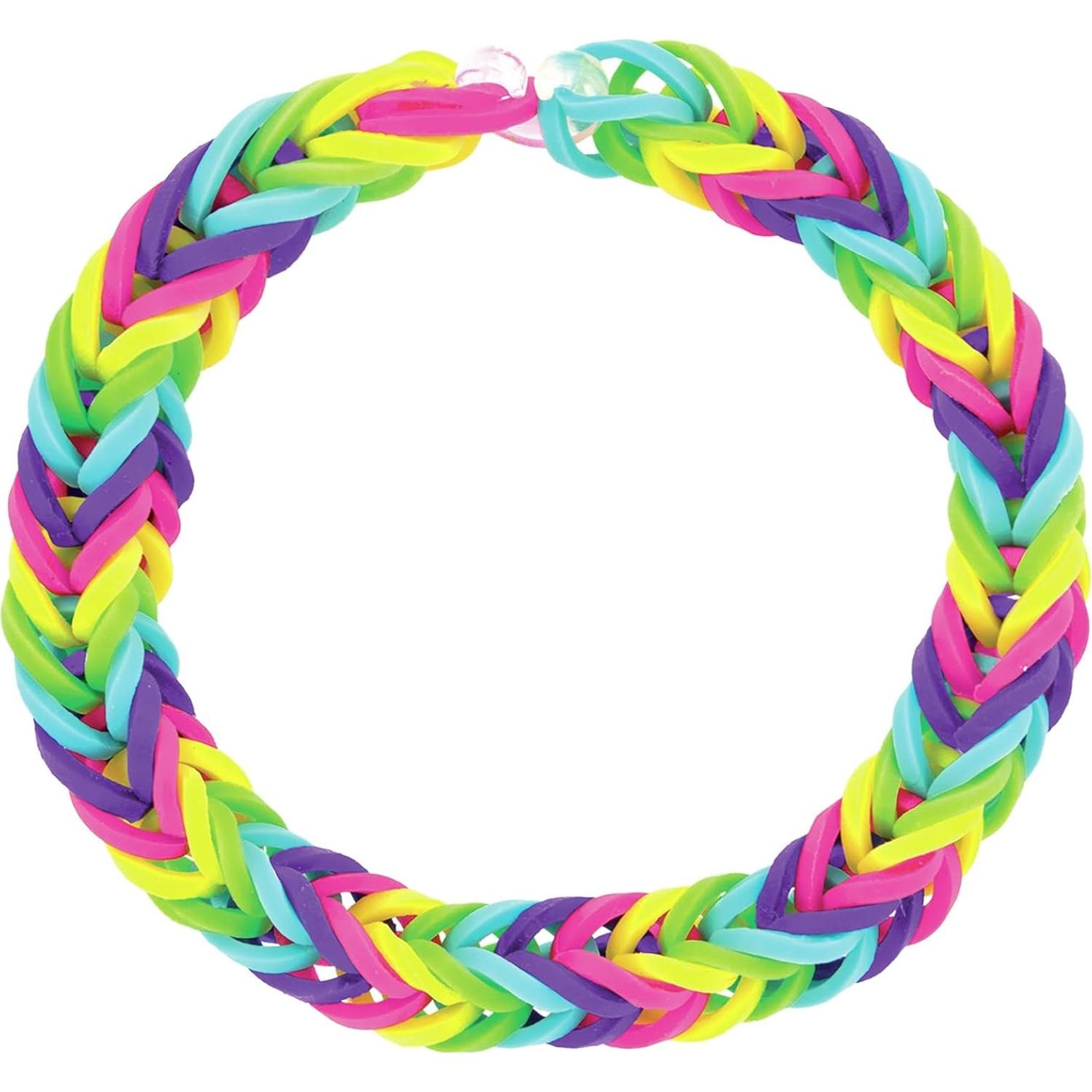 Kit de Pulseras de Goma Cra-Z-Art 8000 Bandas y 100 Clips