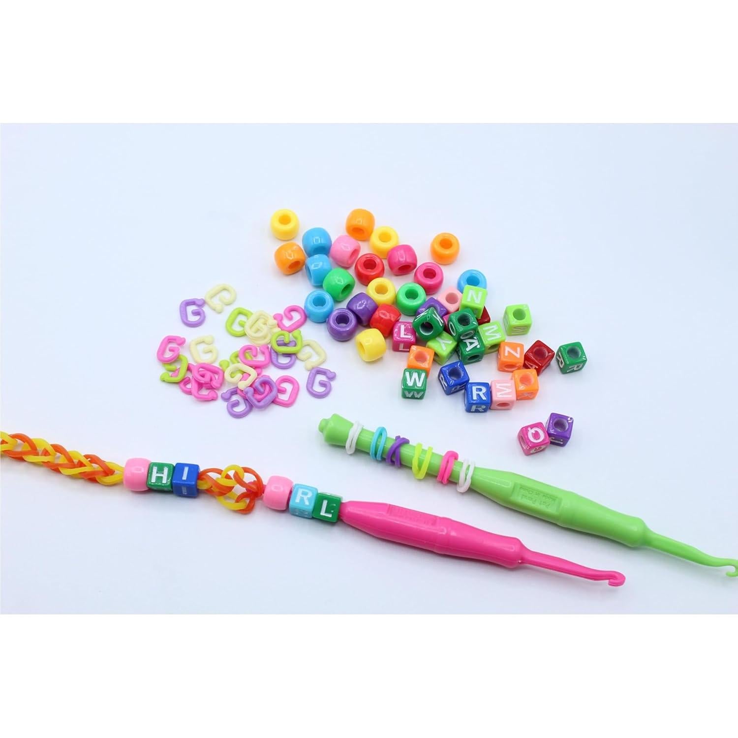 Kit de Pulsera Rainbow Loom Combo Loomi-Pal 2300 Bandas