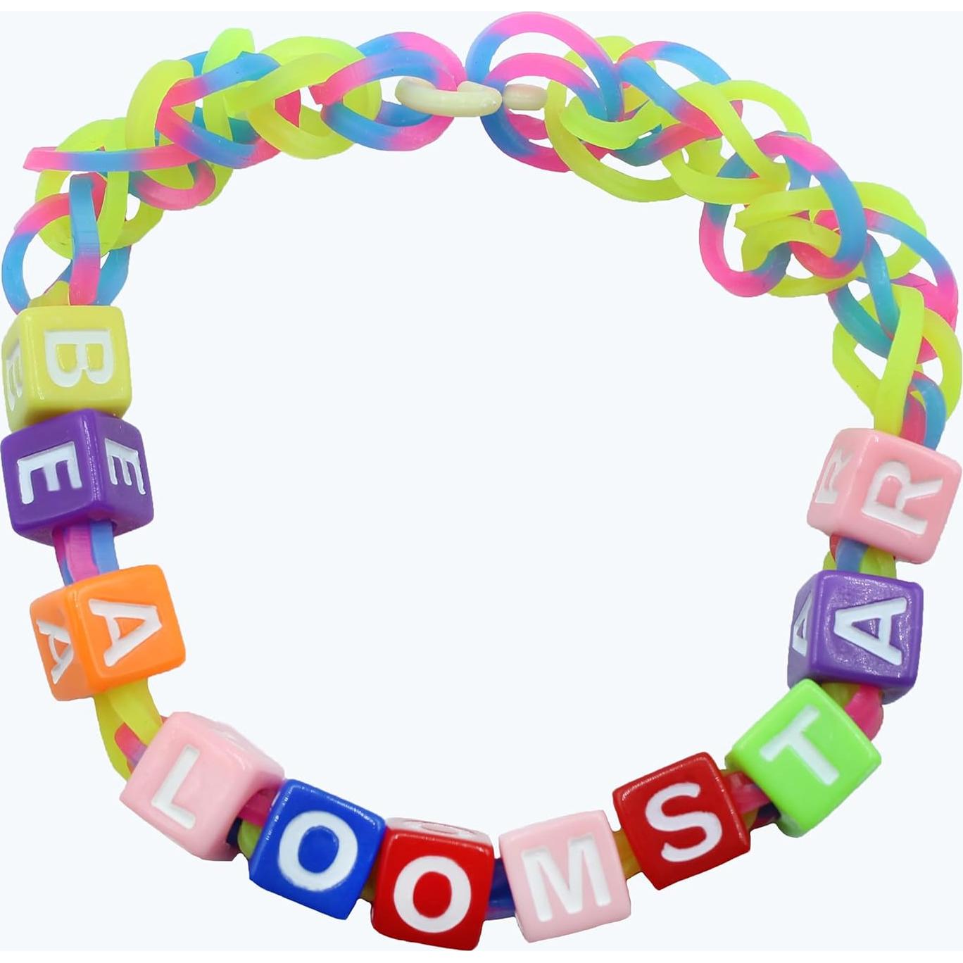 Kit de Pulsera Rainbow Loom Combo Loomi-Pal 2300 Bandas