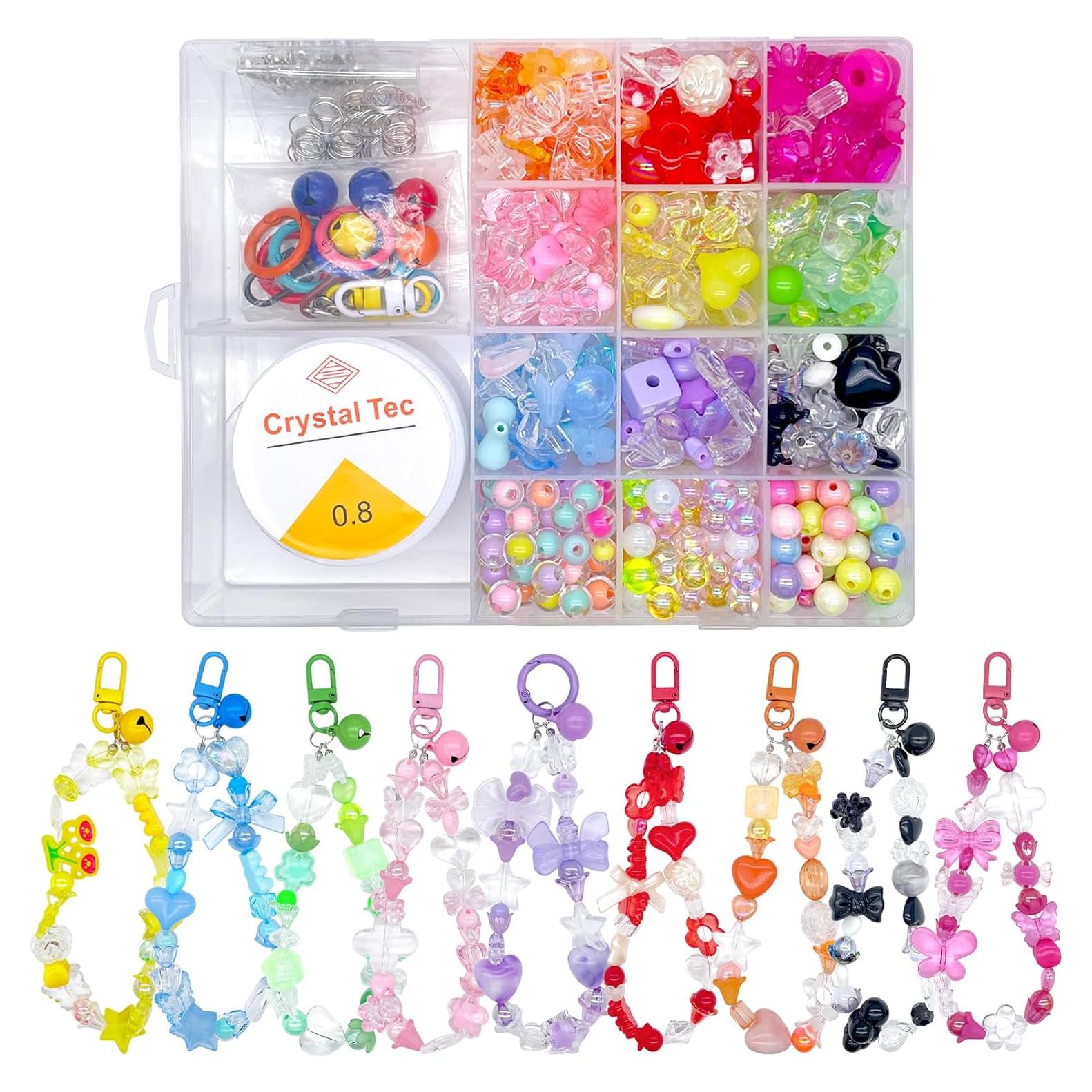 Kit de Perlas Acrílicas Xmada 750 PCS para Hacer Joyería