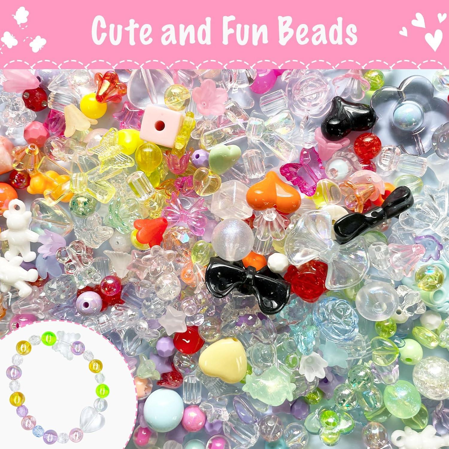 Kit de Perlas Acrílicas Xmada 750 PCS para Hacer Joyería