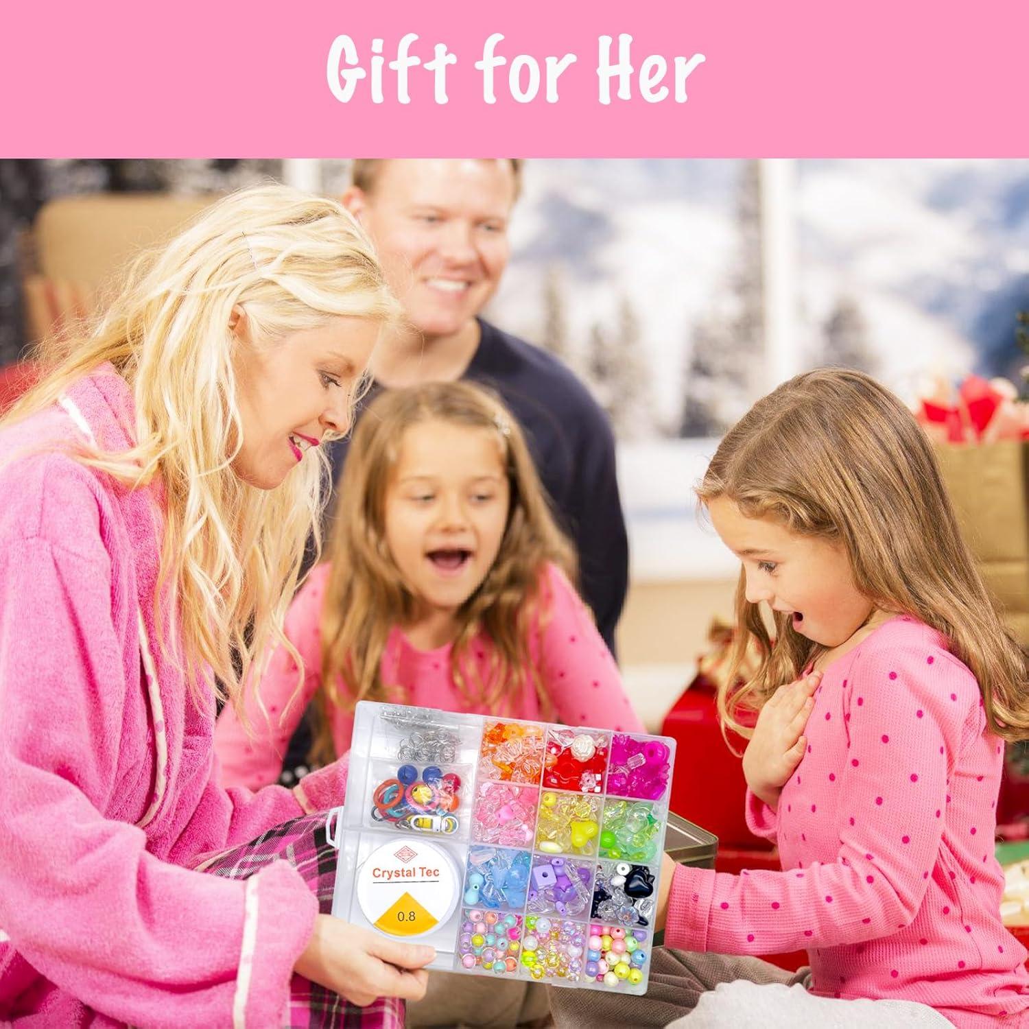 Kit de Perlas Acrílicas Xmada 750 PCS para Hacer Joyería