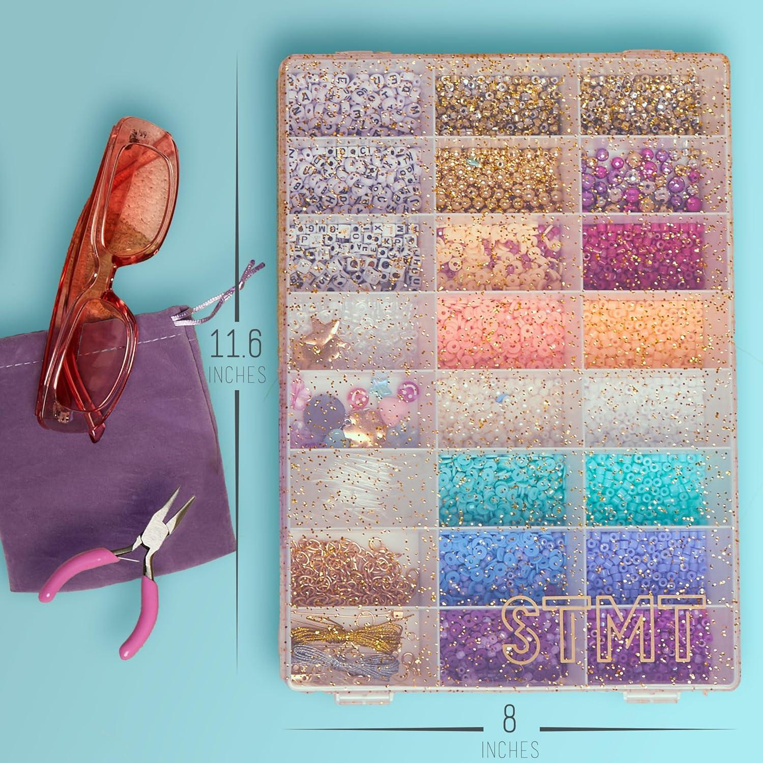 Kit de Joyería STMT Glitz con 575 Perlas y Encantos