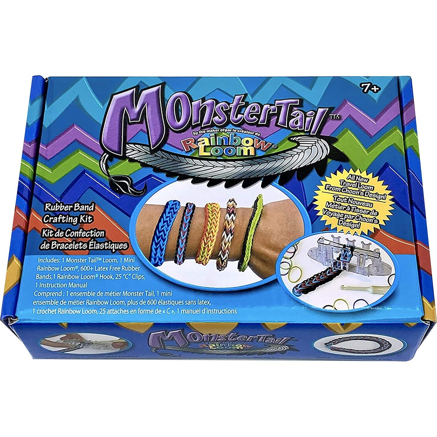 Kit de Pulseras Monster Tail Rainbow Loom - 629 Piezas