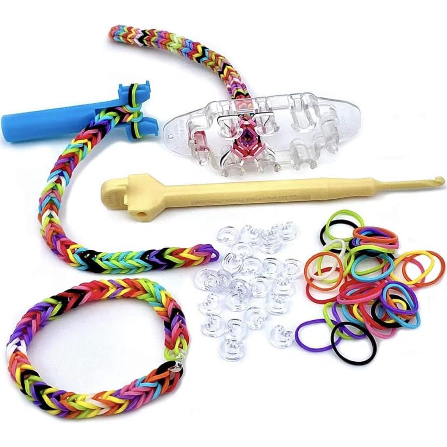 Kit de Pulseras Monster Tail Rainbow Loom - 629 Piezas