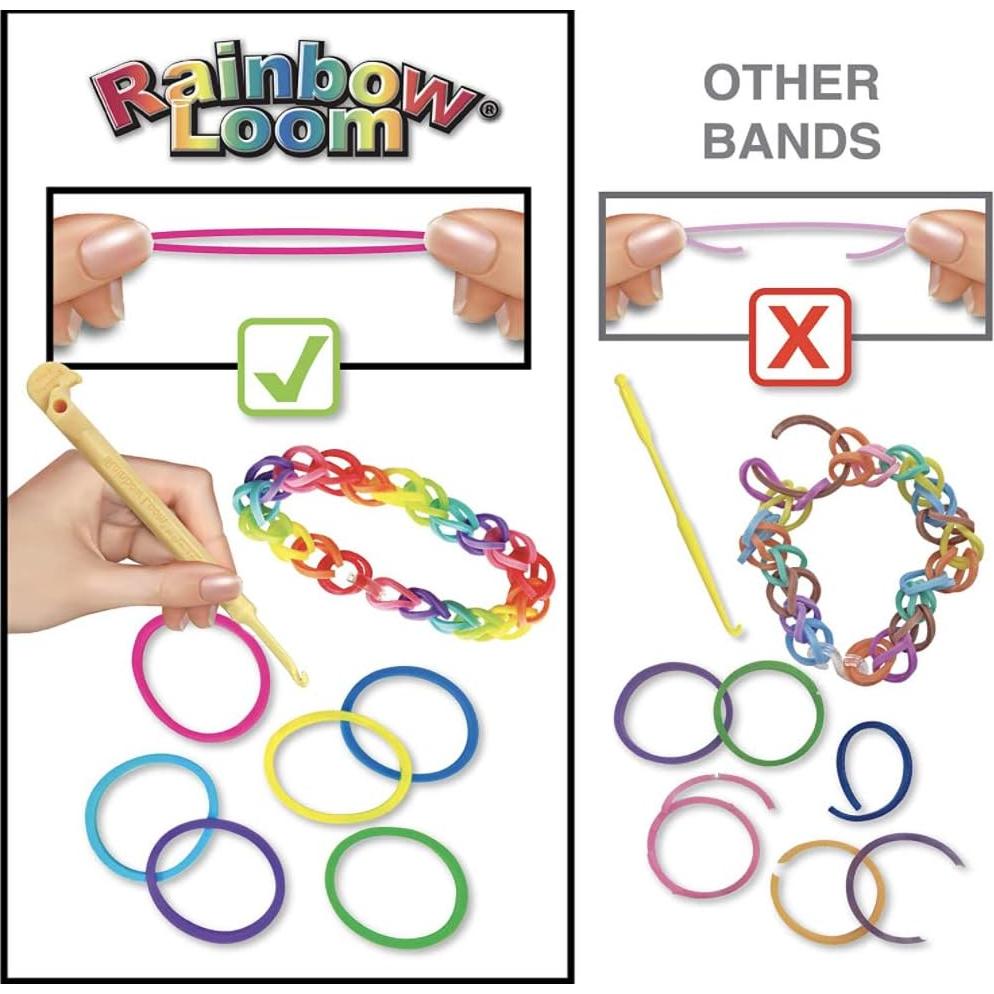 Kit de Pulseras Monster Tail Rainbow Loom - 629 Piezas
