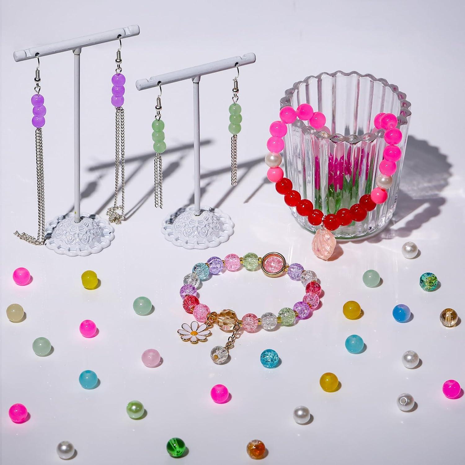 Kit de Perlas de Vidrio 2500 Piezas XSEINO 6mm 46 Colores