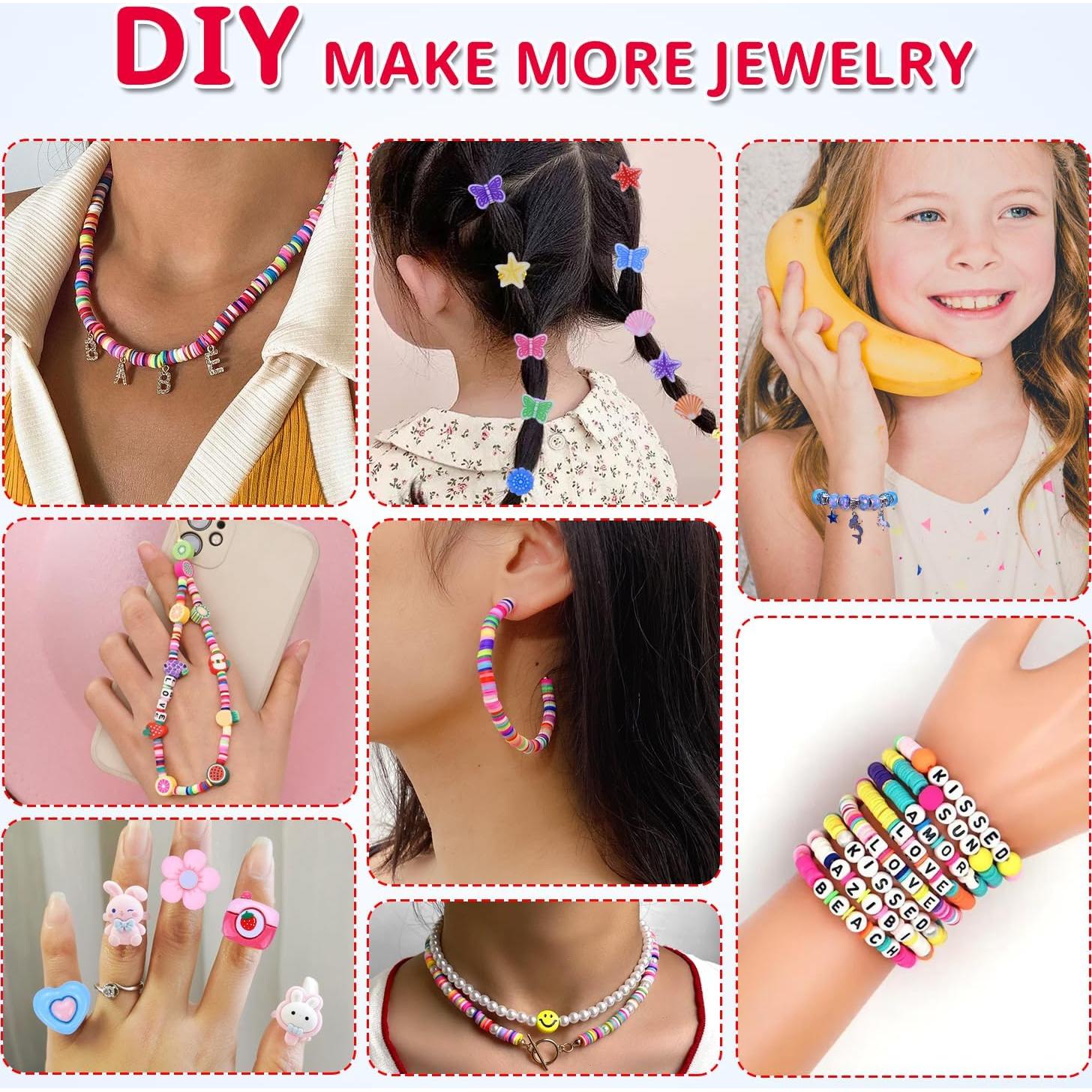 Kit de Fabricación de Joyería AIPRIDY 3200 Piezas Unicornio Azul