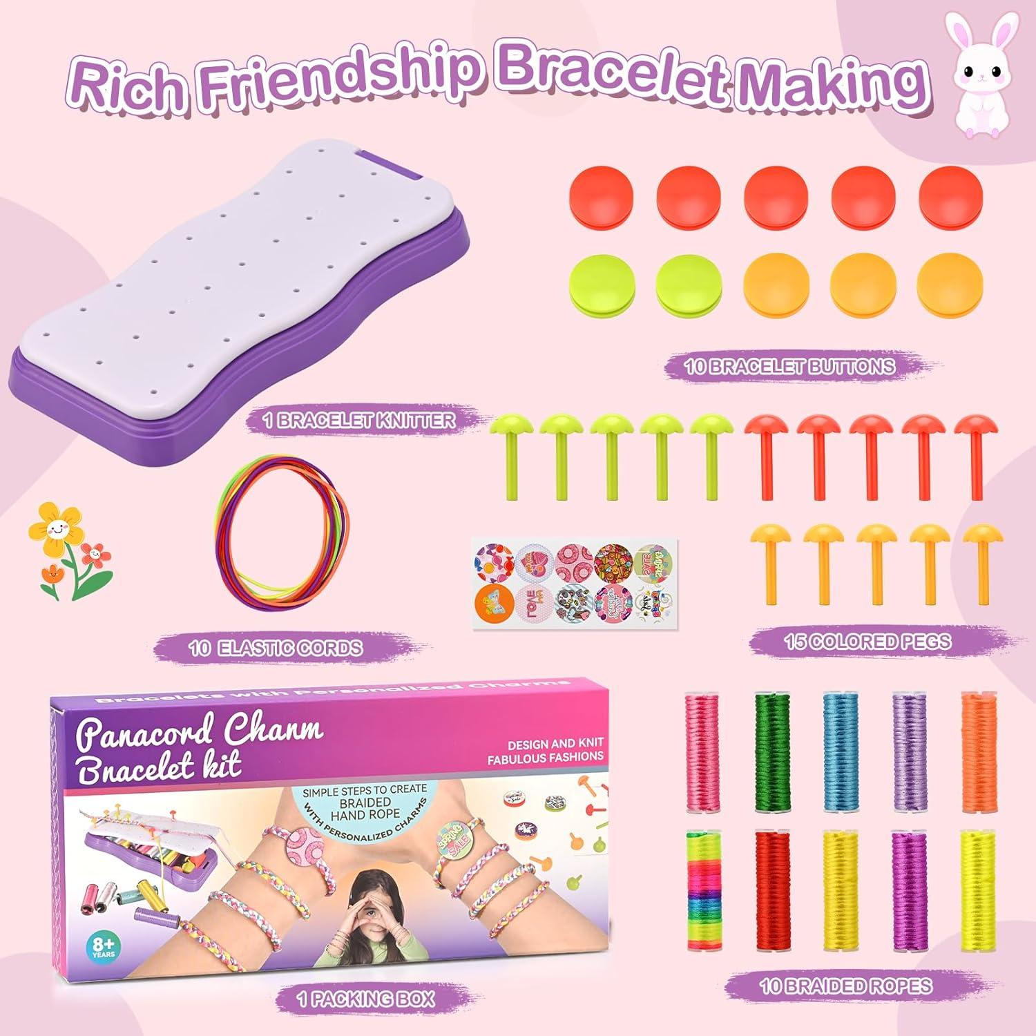 Kit de Fabricación de Pulseras de Amistad Gesboole - DIY para Niñas 8-12 Años