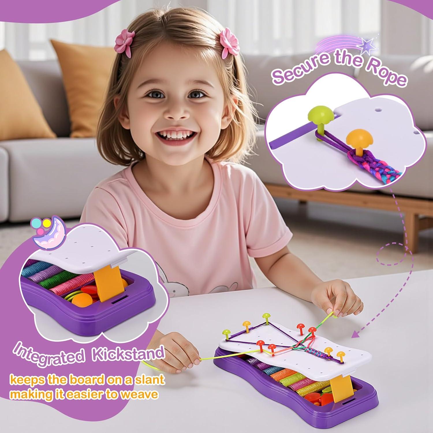 Kit de Fabricación de Pulseras de Amistad Gesboole - DIY para Niñas 8-12 Años