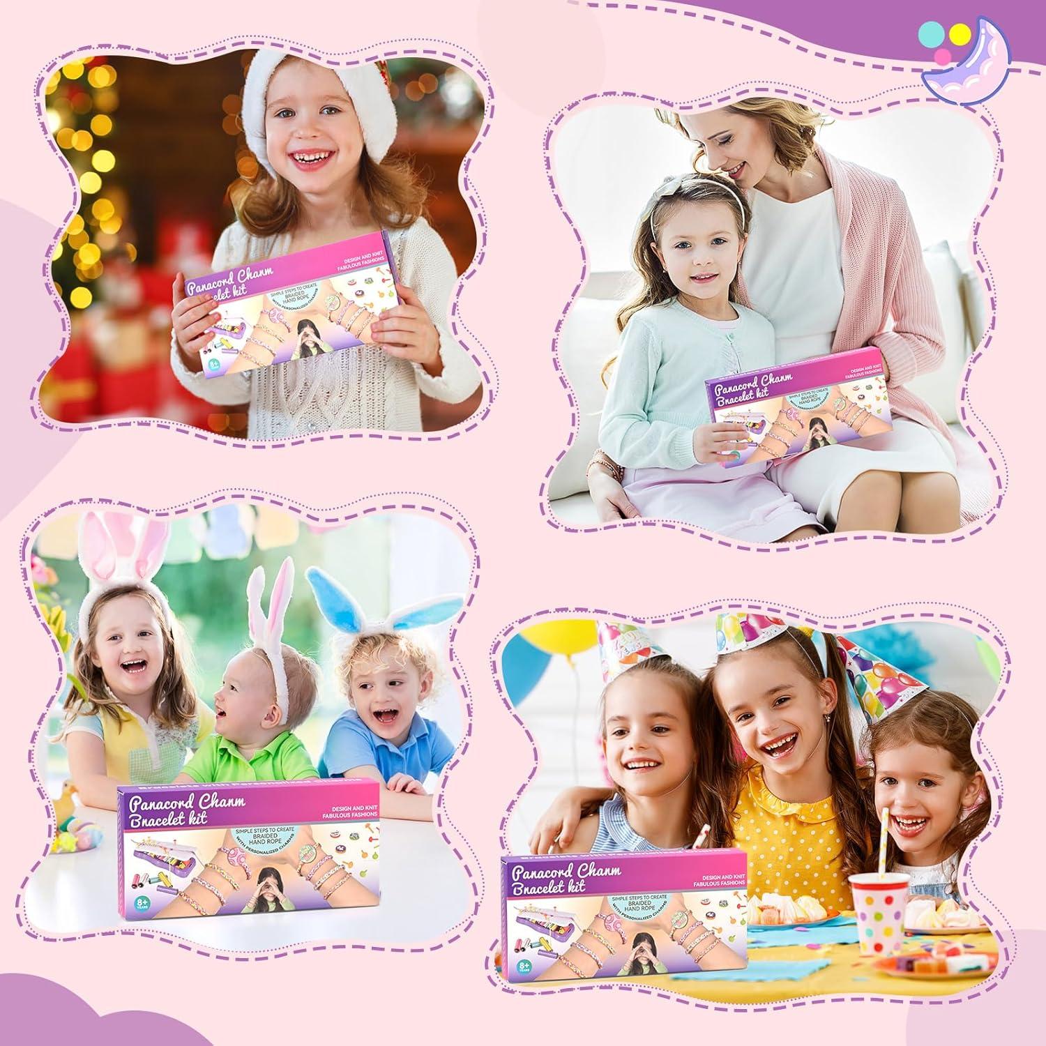 Kit de Fabricación de Pulseras de Amistad Gesboole - DIY para Niñas 8-12 Años