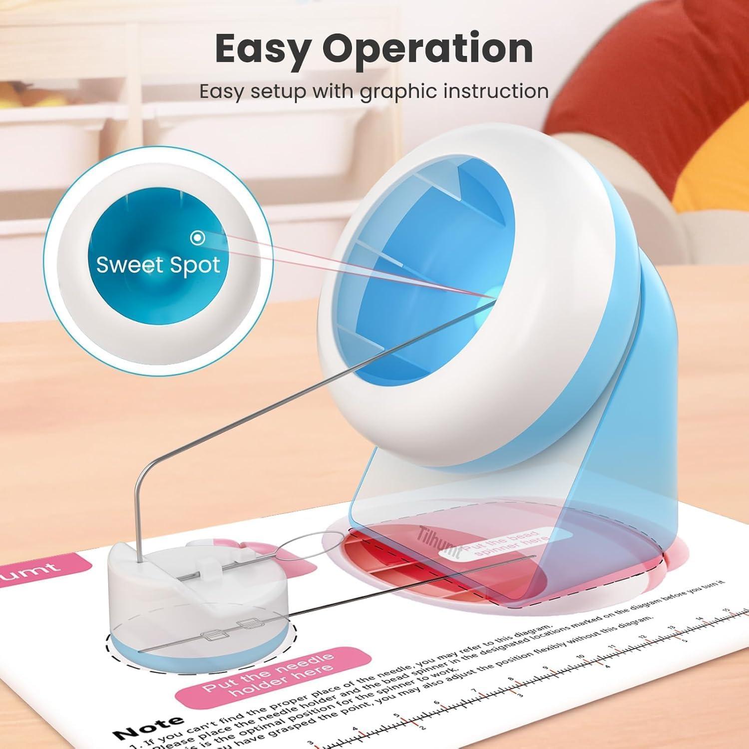 Kit de Hacer Pulseras Tilhumt 5434Pcs con Girador y Cuentas