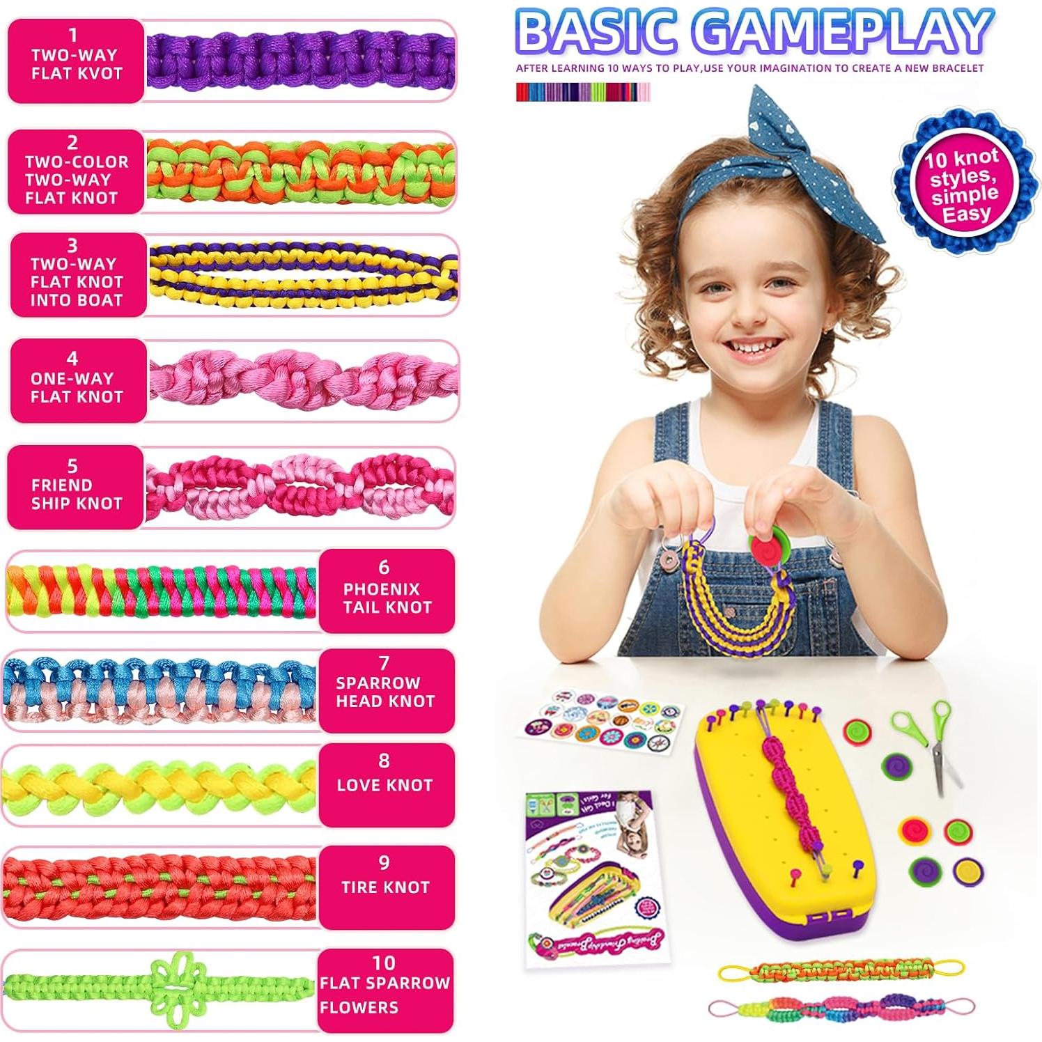 Kit de Pulseras de Goma ApgBnk para Niños 8-12 Años - Manualidades DIY