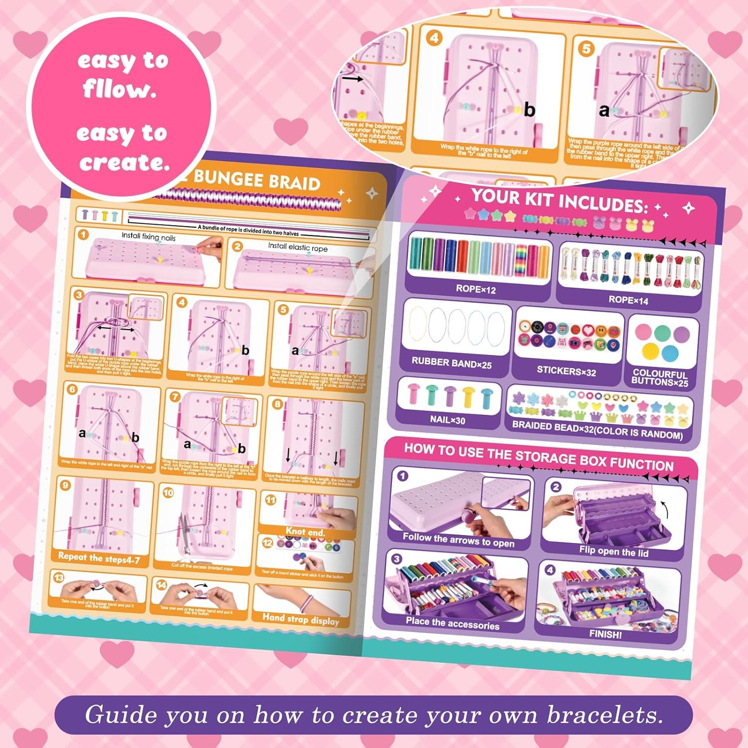 Kit de Pulseras de Amistad Hewaurorion para Niños 8-12 Años