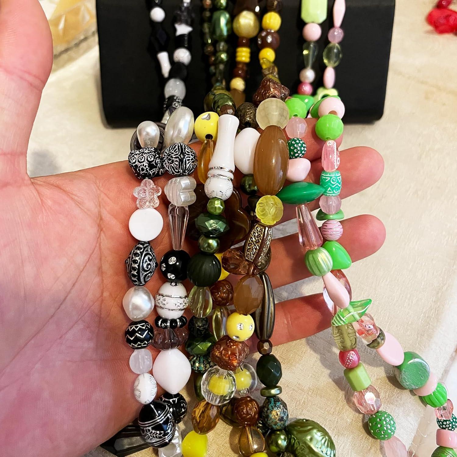 Kit de Fabricación de Joyas BoJia - 1121 Piezas Acrílicas Variadas