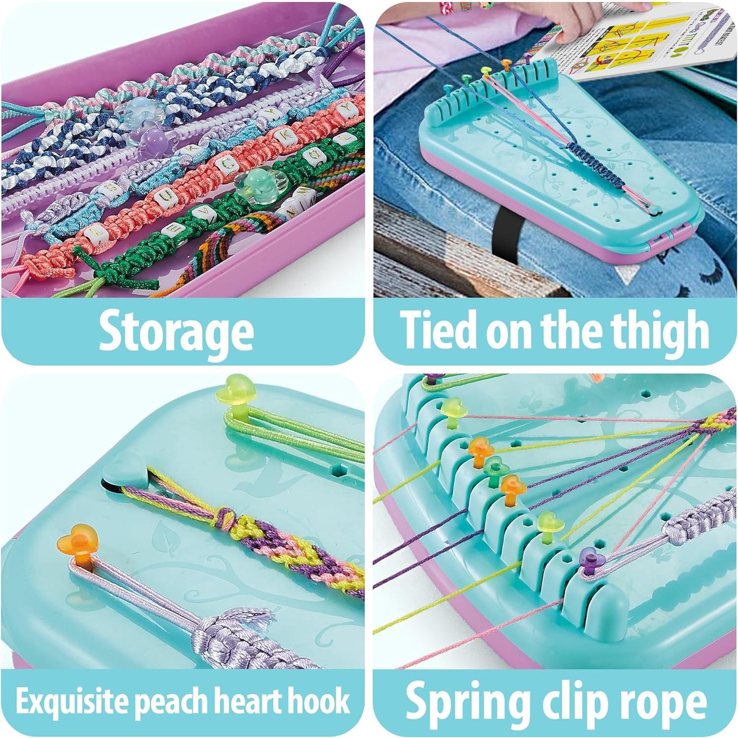 Kit de Fabricación de Pulseras de Amistad Yolscue - 107 Piezas