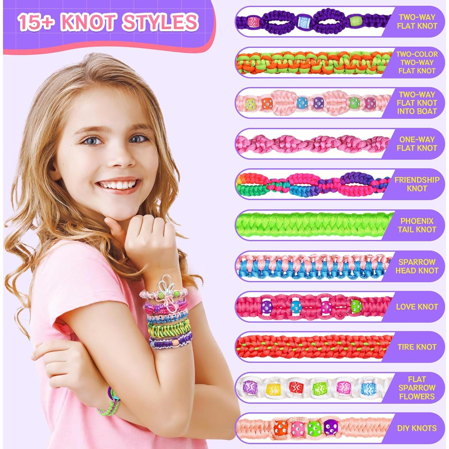 Kit de Pulseras de Amistad Cusuyu 169 Piezas para Niñas 8-12 Años