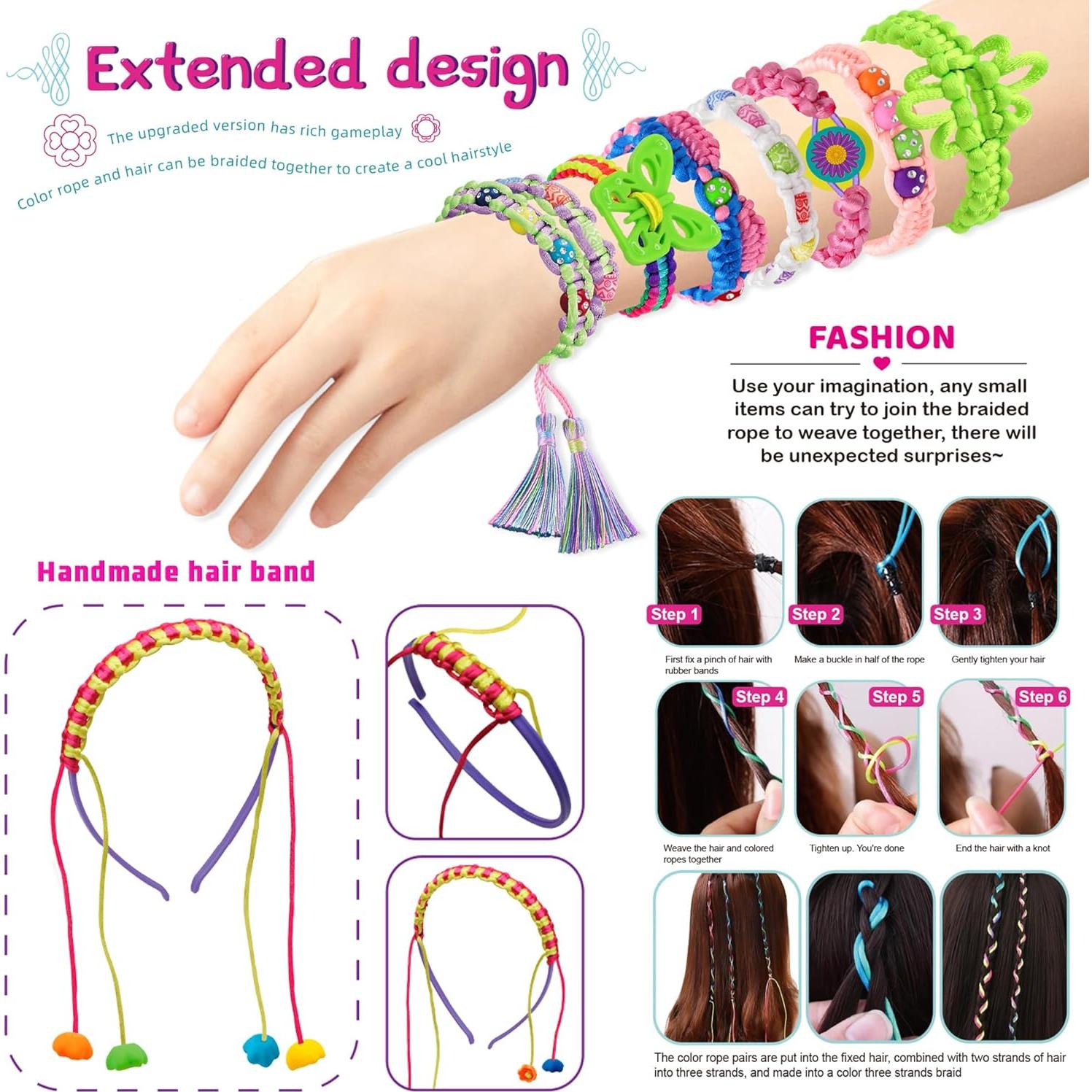 Kit de Pulseras de Amistad Cusuyu 169 Piezas para Niñas 8-12 Años